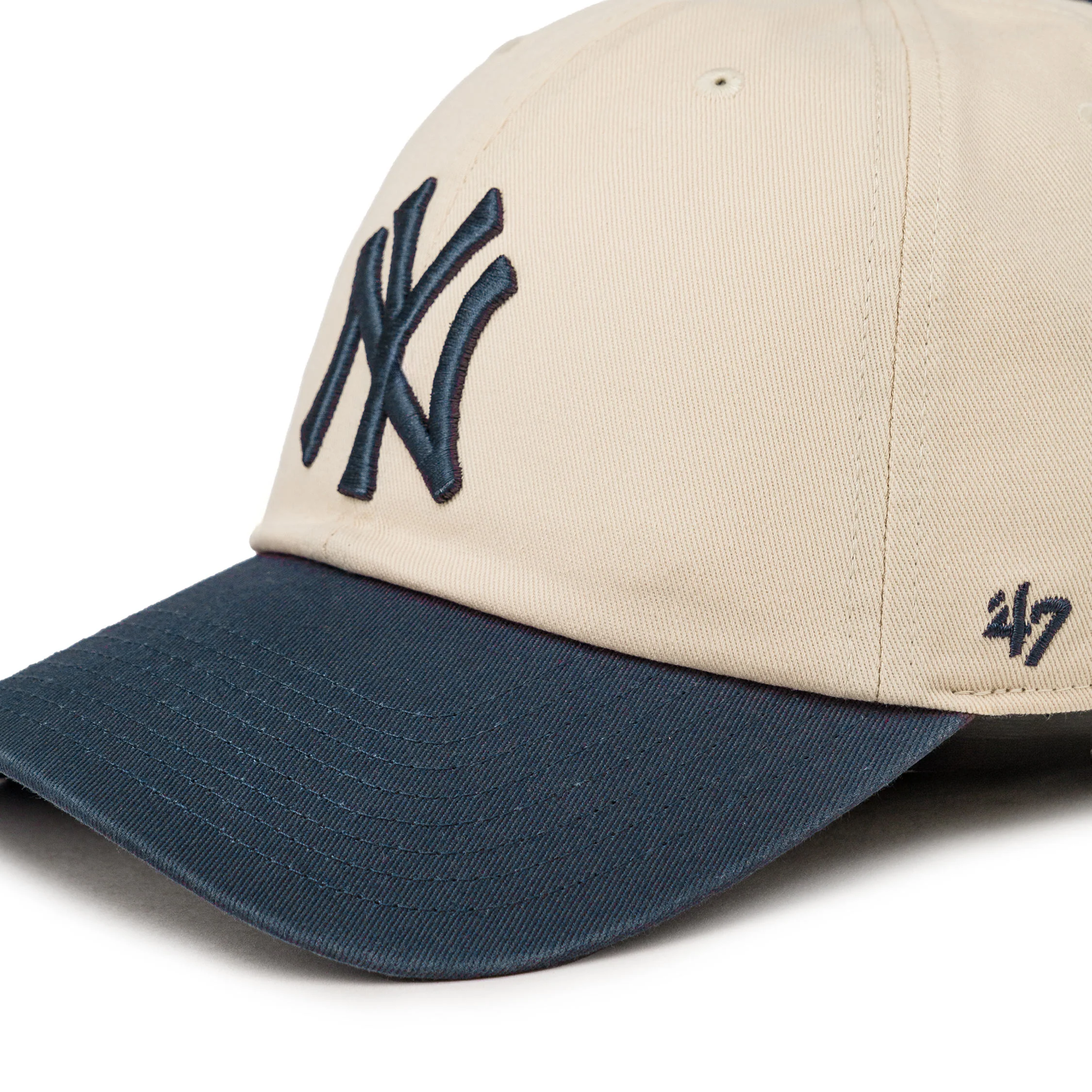 47 MLB New York Yankees Two Tone *Clean Up* Cap w/ No Loop Label - Image 2