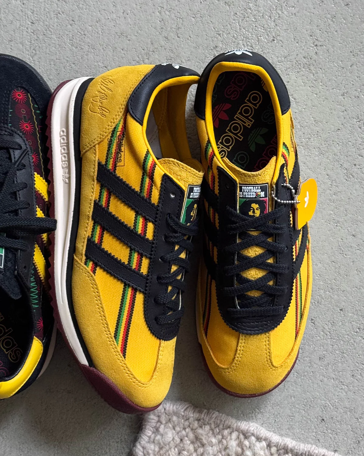 Adidas x Jamaica Football Federation x Bob Marley SL 72 RS *Away* - Image 5