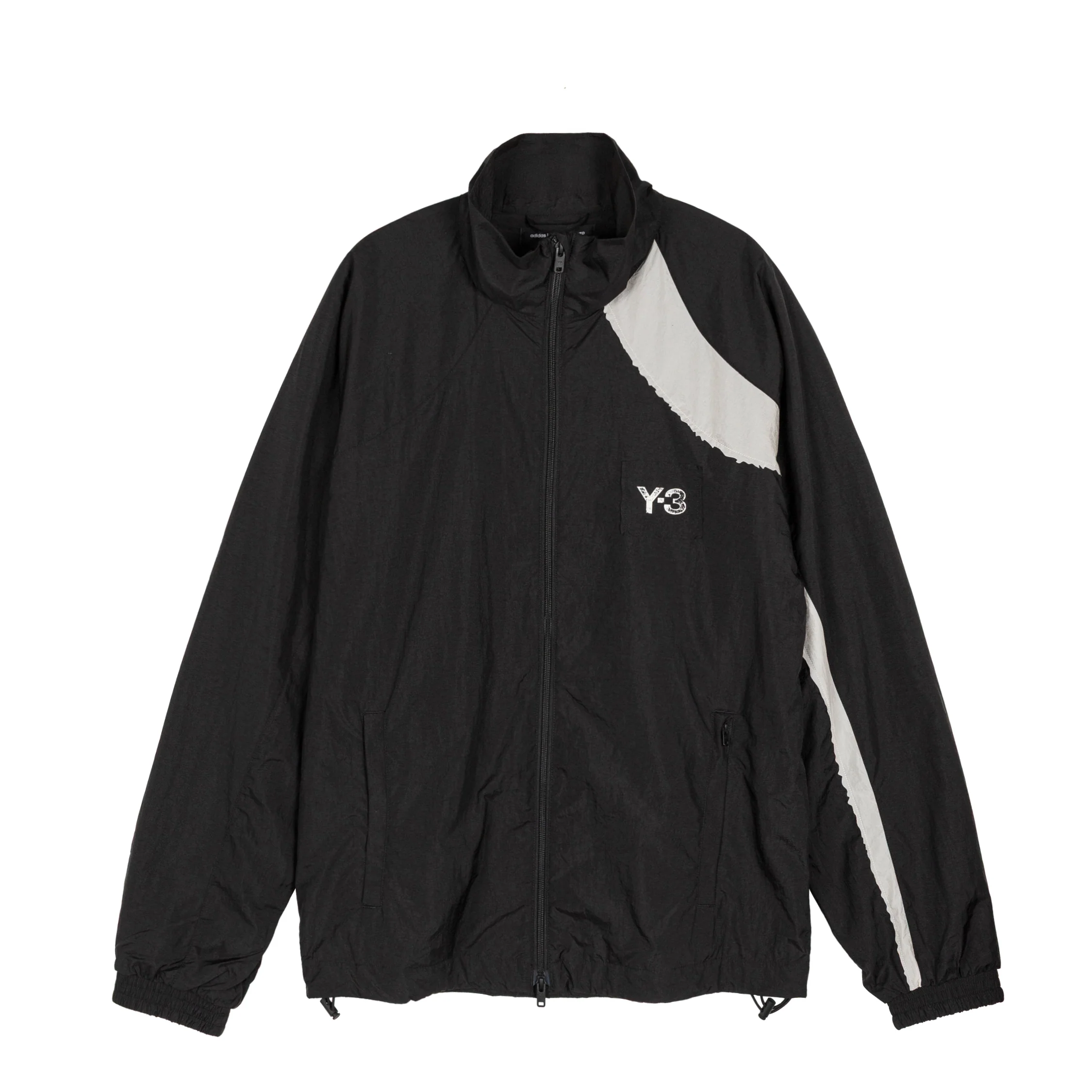 Adidas Y-3 Raw Edge 3 Stripes Nylon Shell Jacket - Image 2