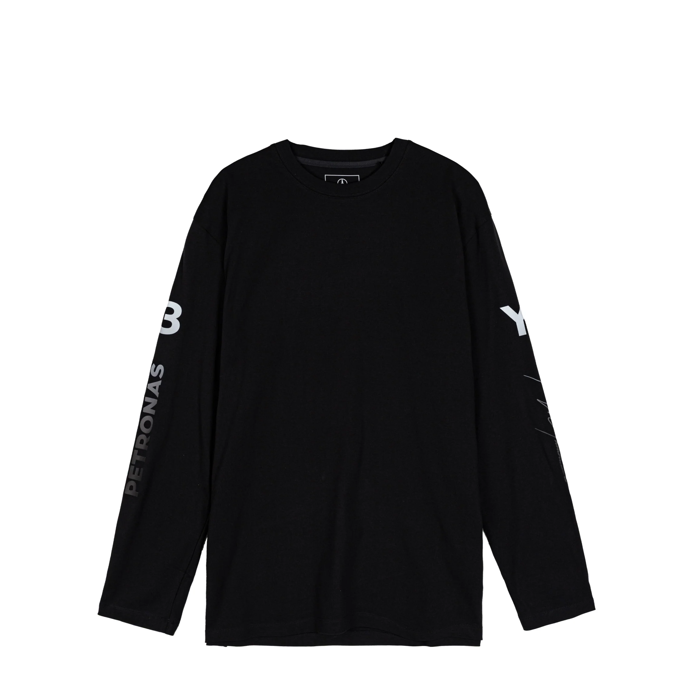 Adidas Y-3 x Mercedes-AMG PETRONAS F1 Team Chaos Logo Long Sleeve Tee - Image 2