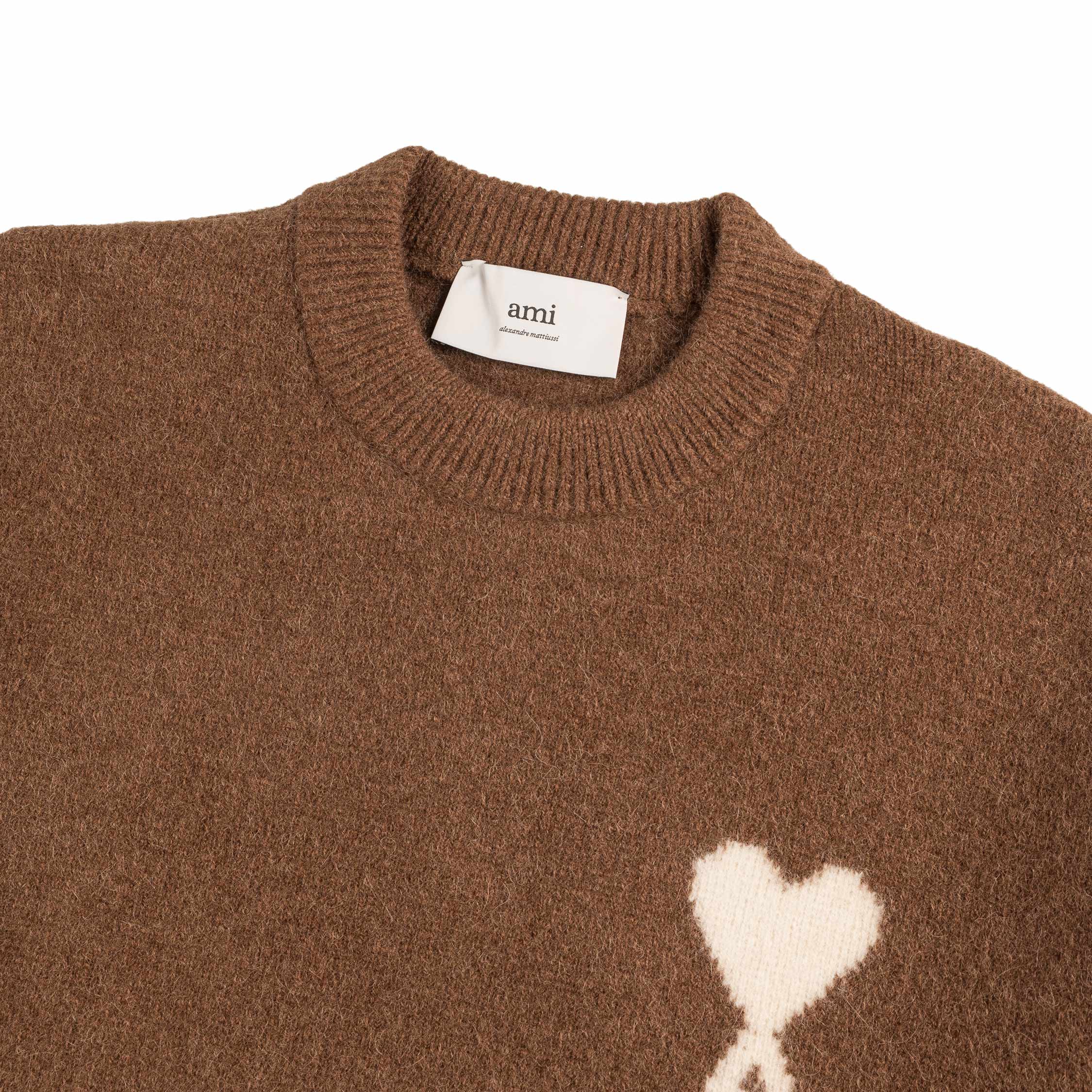 AMI Paris	Ami De Coeur Alpaca Sweater - Image 2