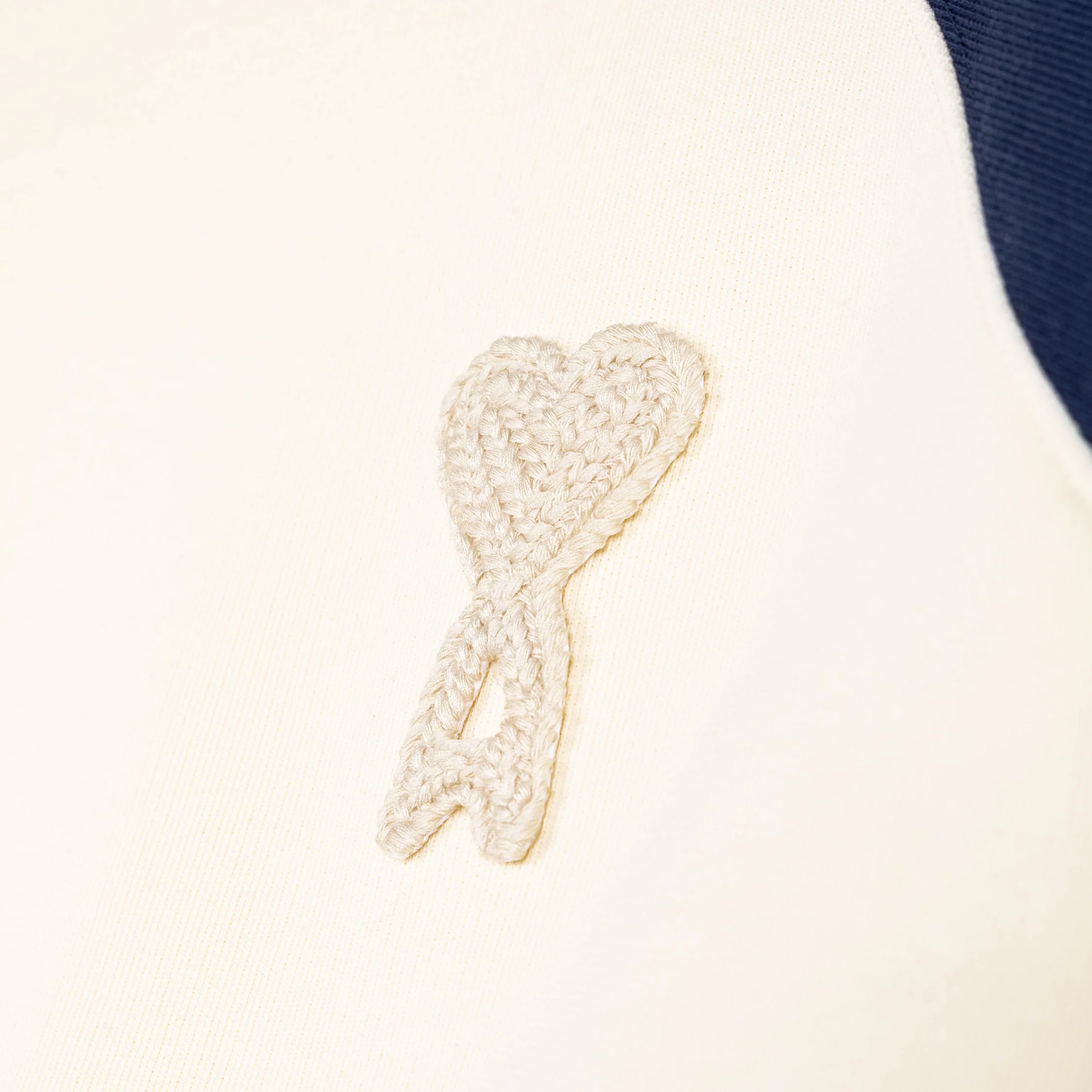 AMI Paris	Knitted Ami De Coeur Sweatshirt - Image 3