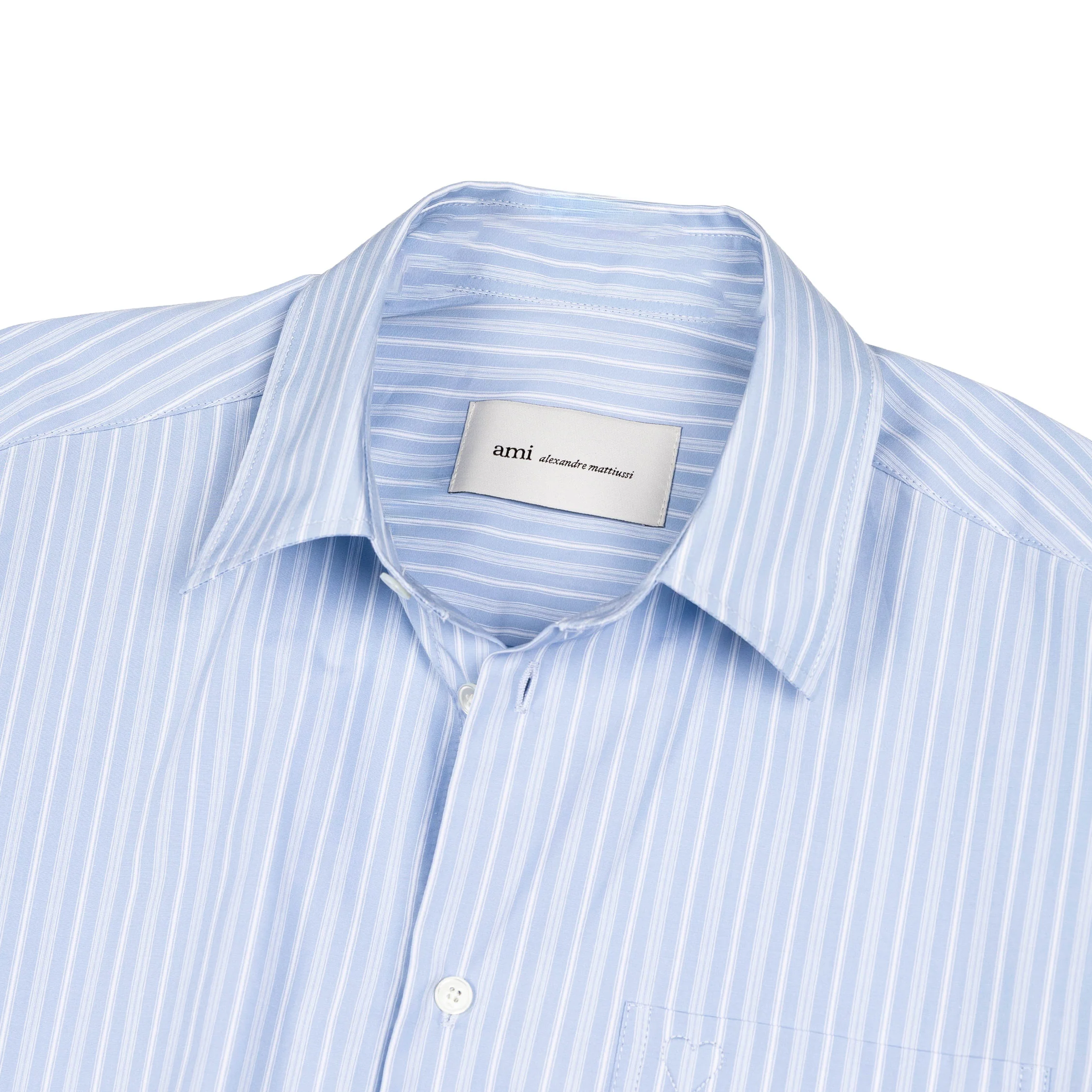 AMI Paris	Long Sleeve Ami De Coeur Boxy Shirt - Image 2