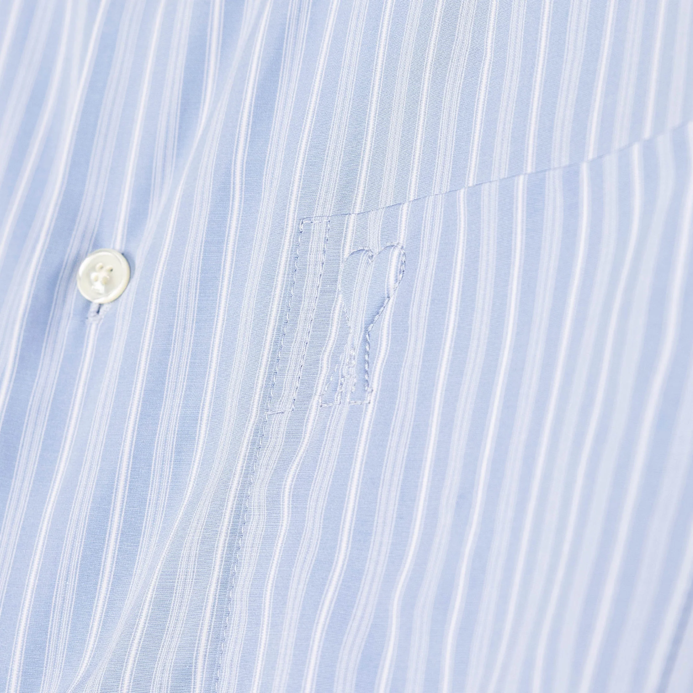 AMI Paris	Long Sleeve Ami De Coeur Boxy Shirt - Image 3