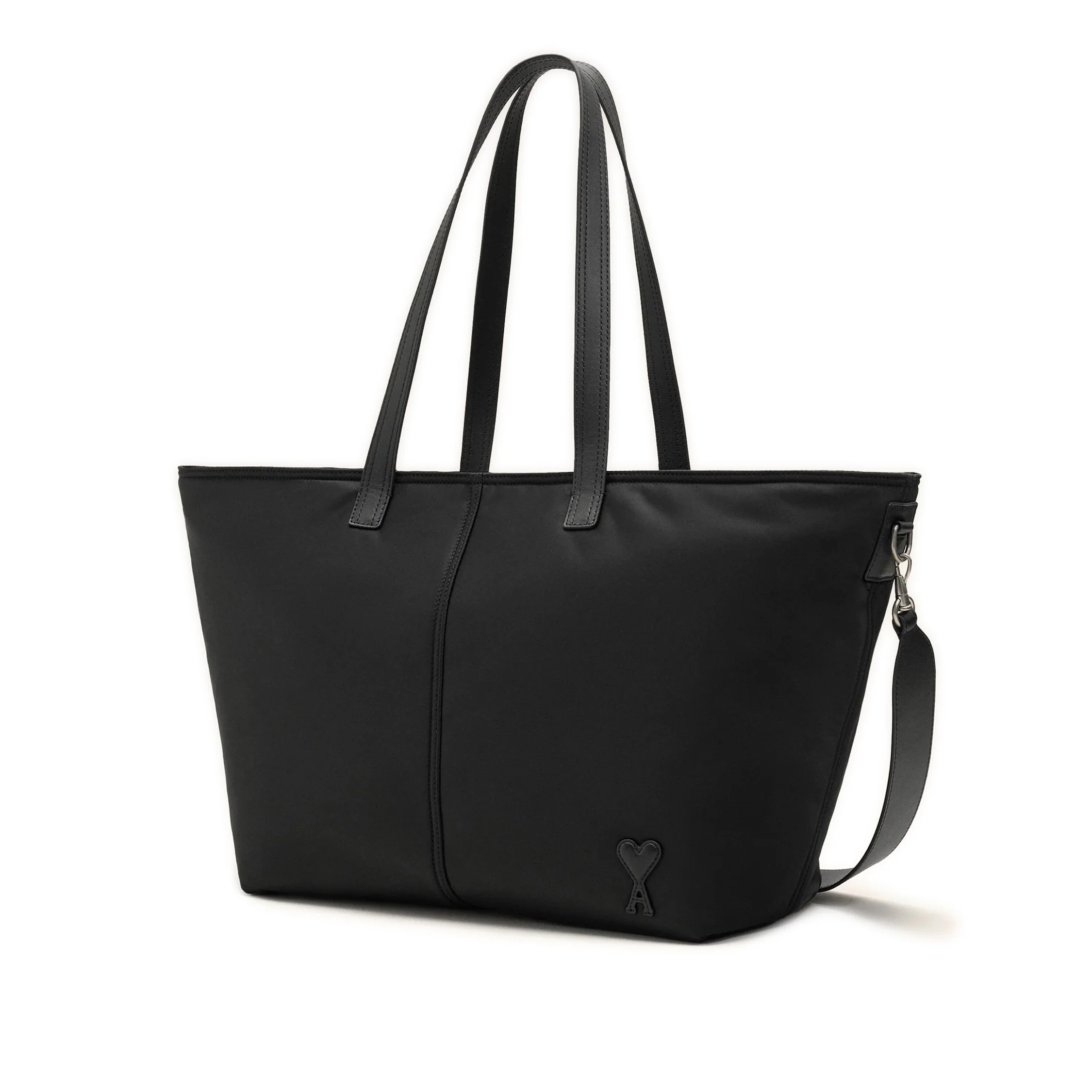 AMI Paris	Nylon Marcel Small Shopping Bag - Image 3