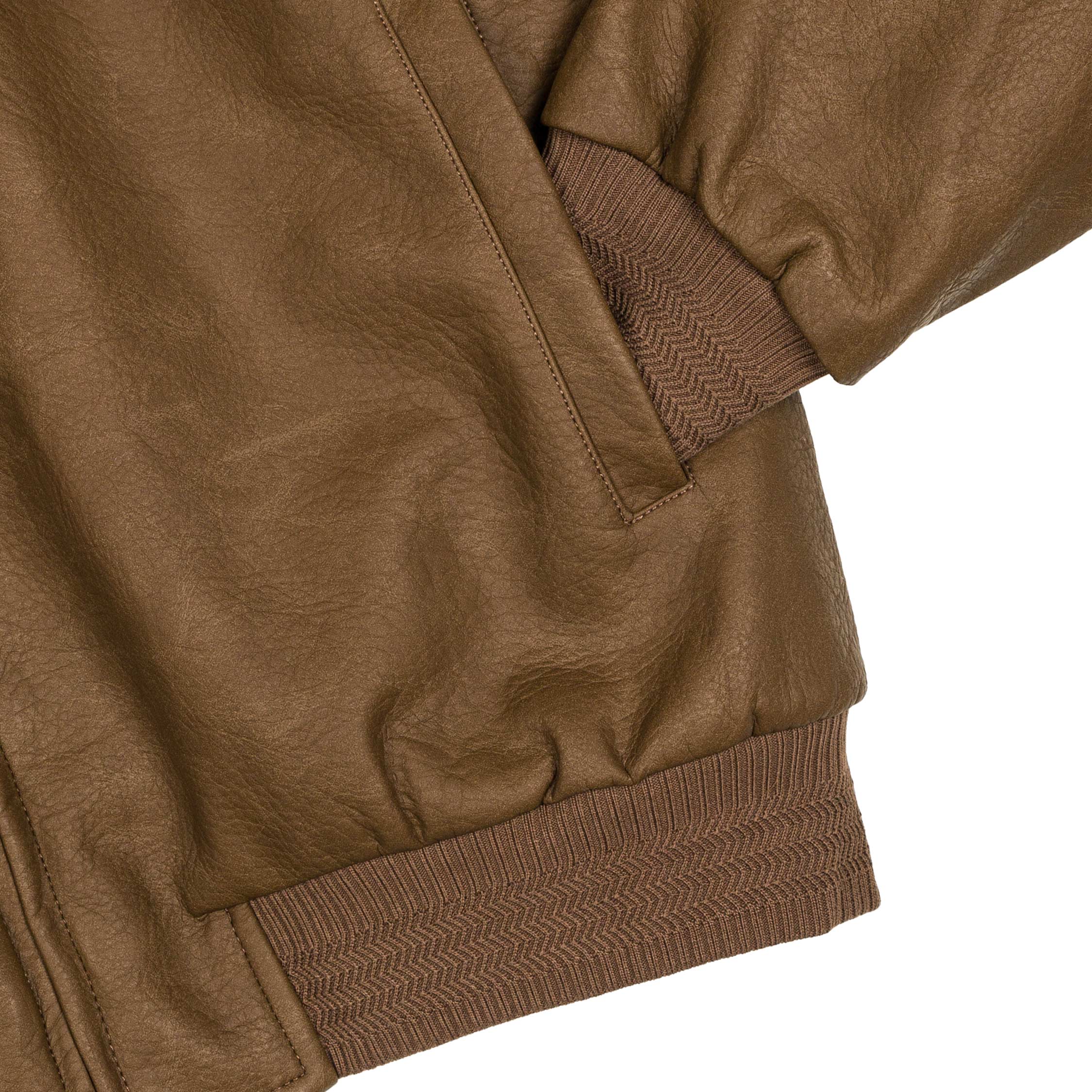 Arte Antwerp Leather Varsity Jacket - Image 5