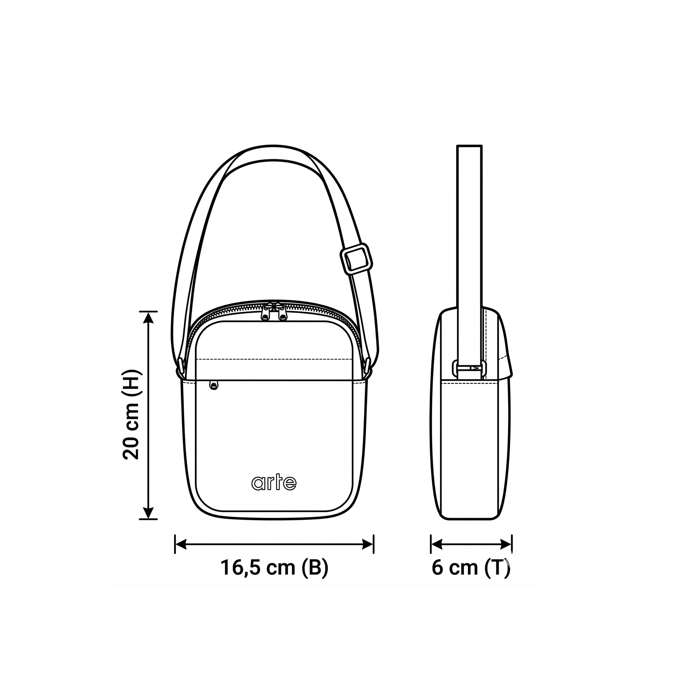 Arte Antwerp Ribstop Bag - Image 2