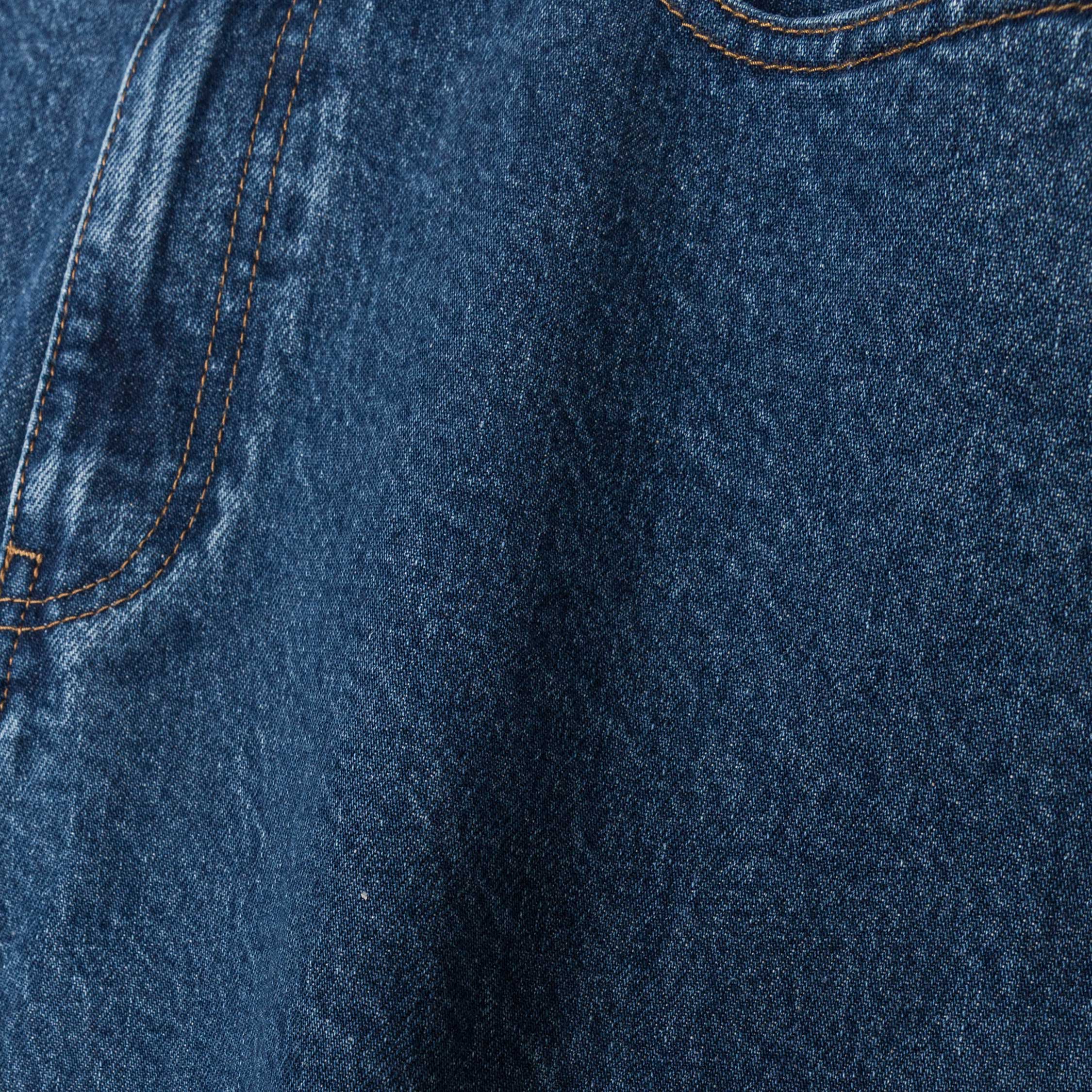 Arte Antwerp Round Pocket Denim Shorts - Image 4