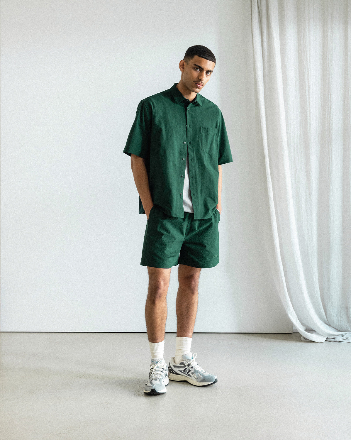 Asphaltgold Essential Track Shorts - Image 2