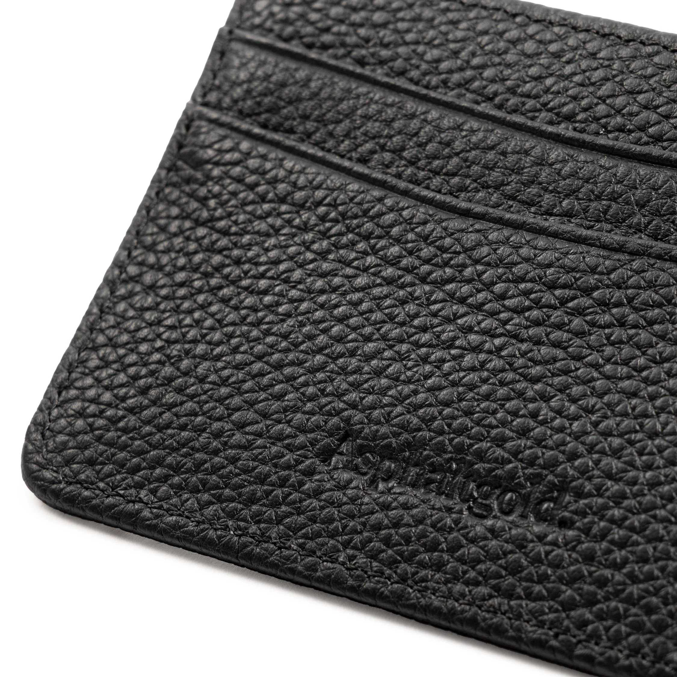 Asphaltgold Leather Card Holder - Image 3