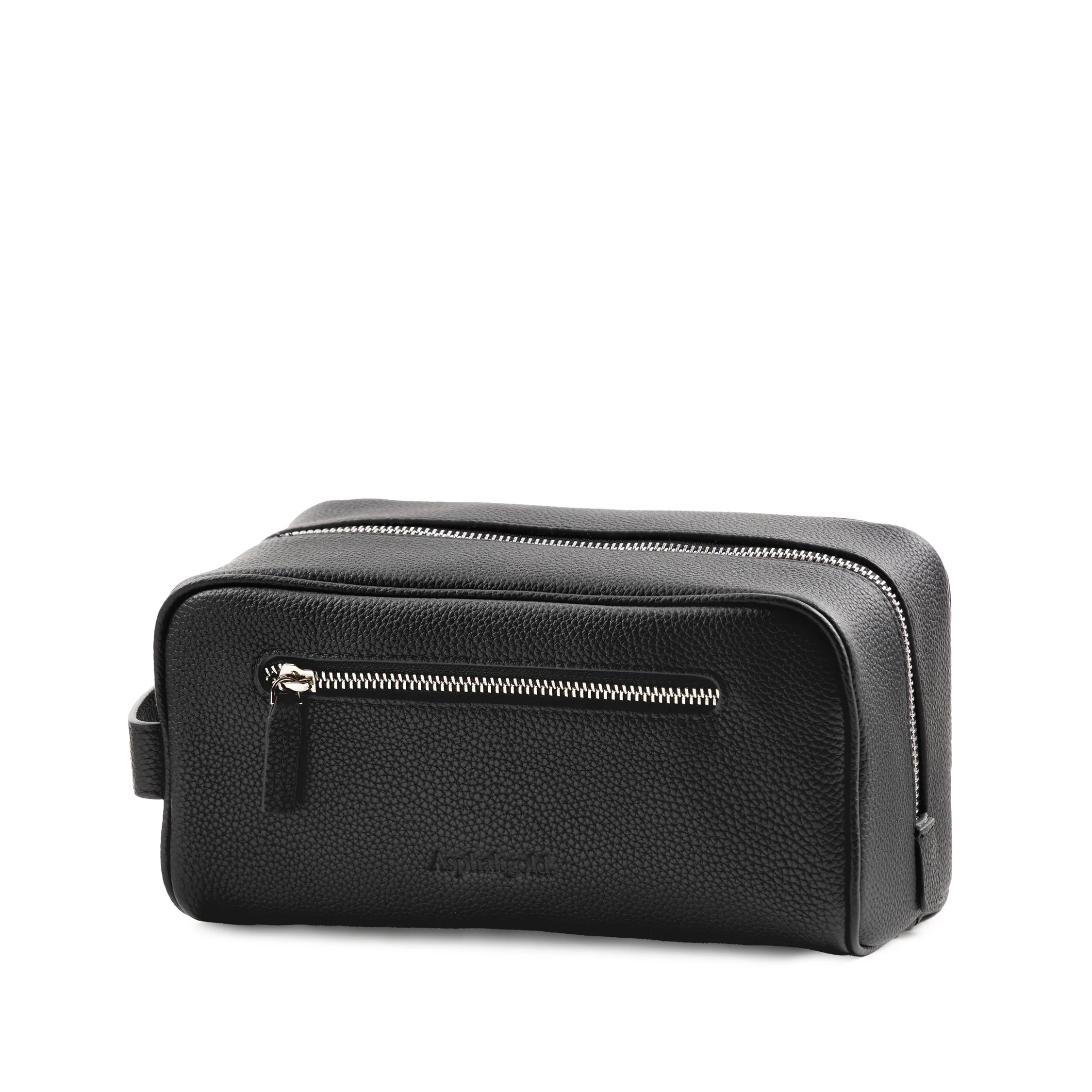 Asphaltgold Leather Toiletry Bag - Image 2