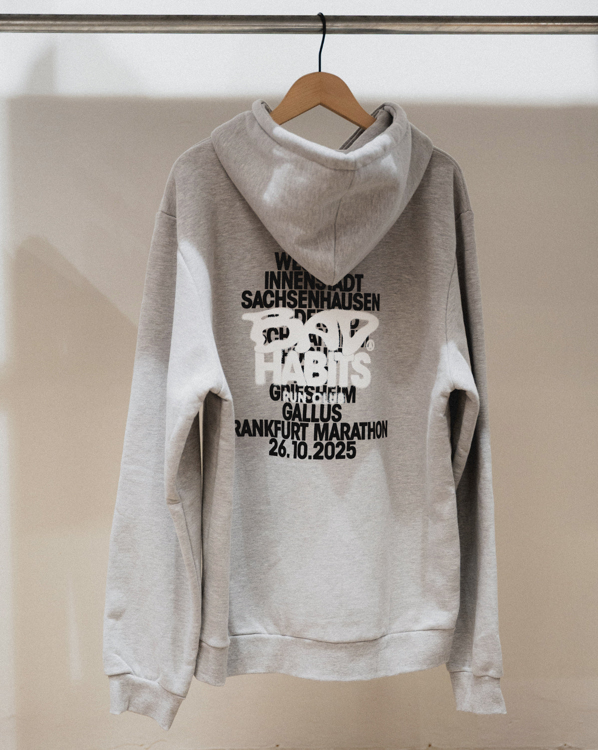 Bad Habits Frankfurt Marathon Hoodie - Image 2