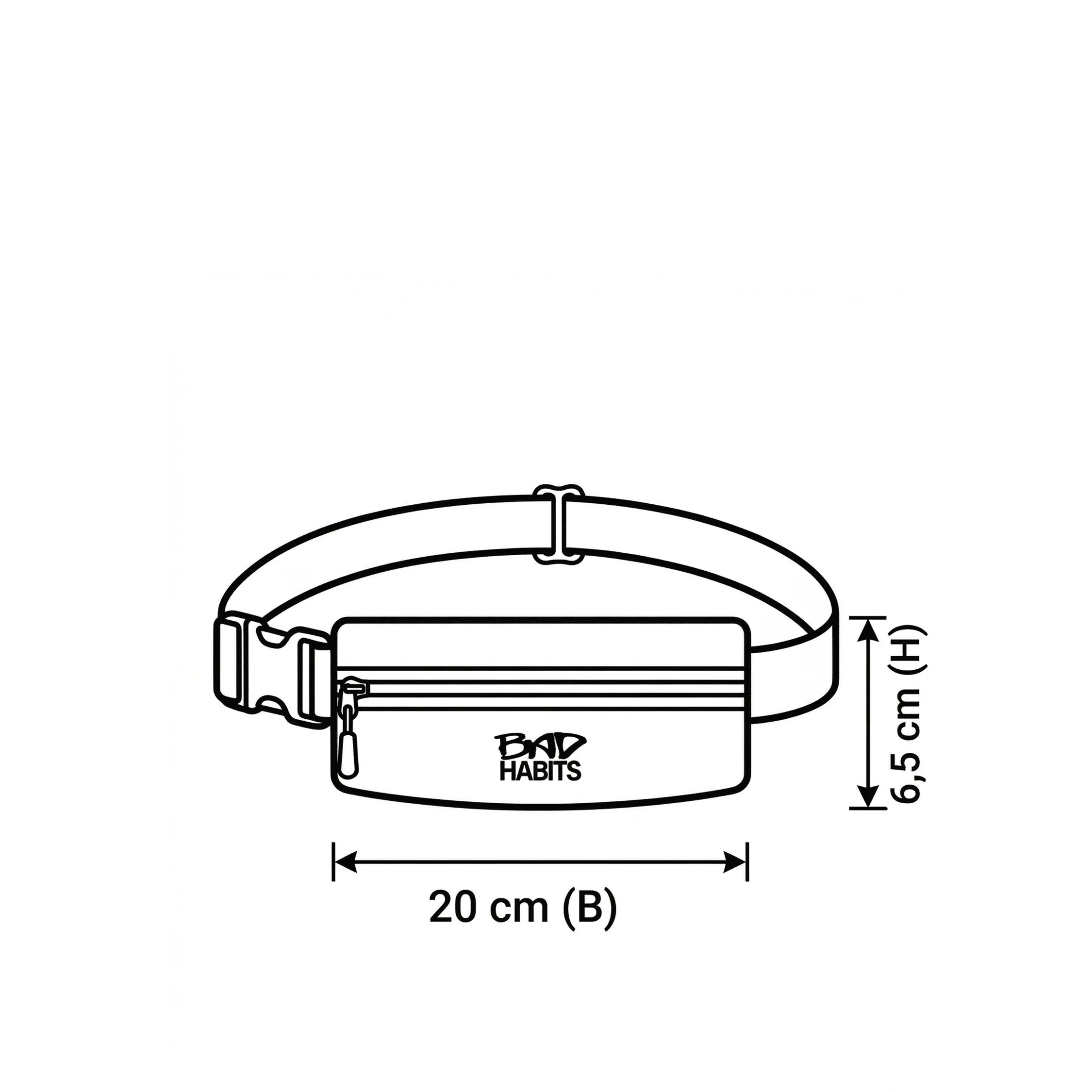 Bad Habits Running Belt - Image 5
