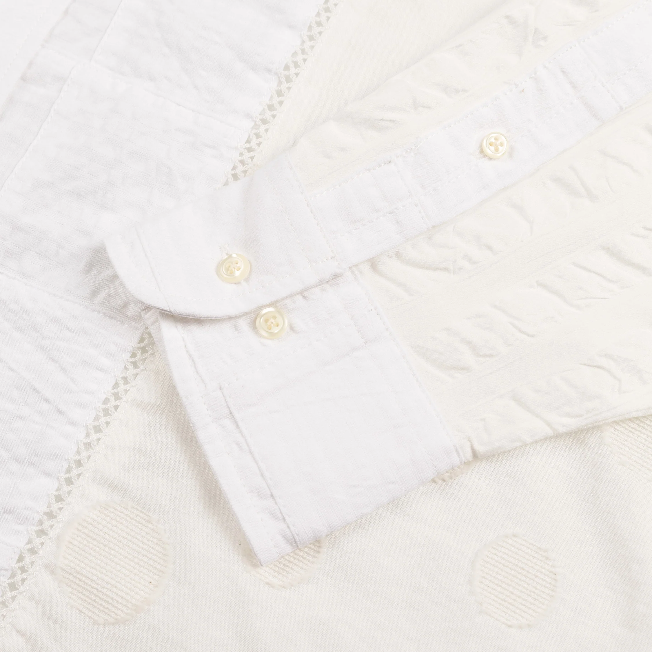 Brain Dead x Brooks Brothers Patchwork Oxford Button Up - Image 3