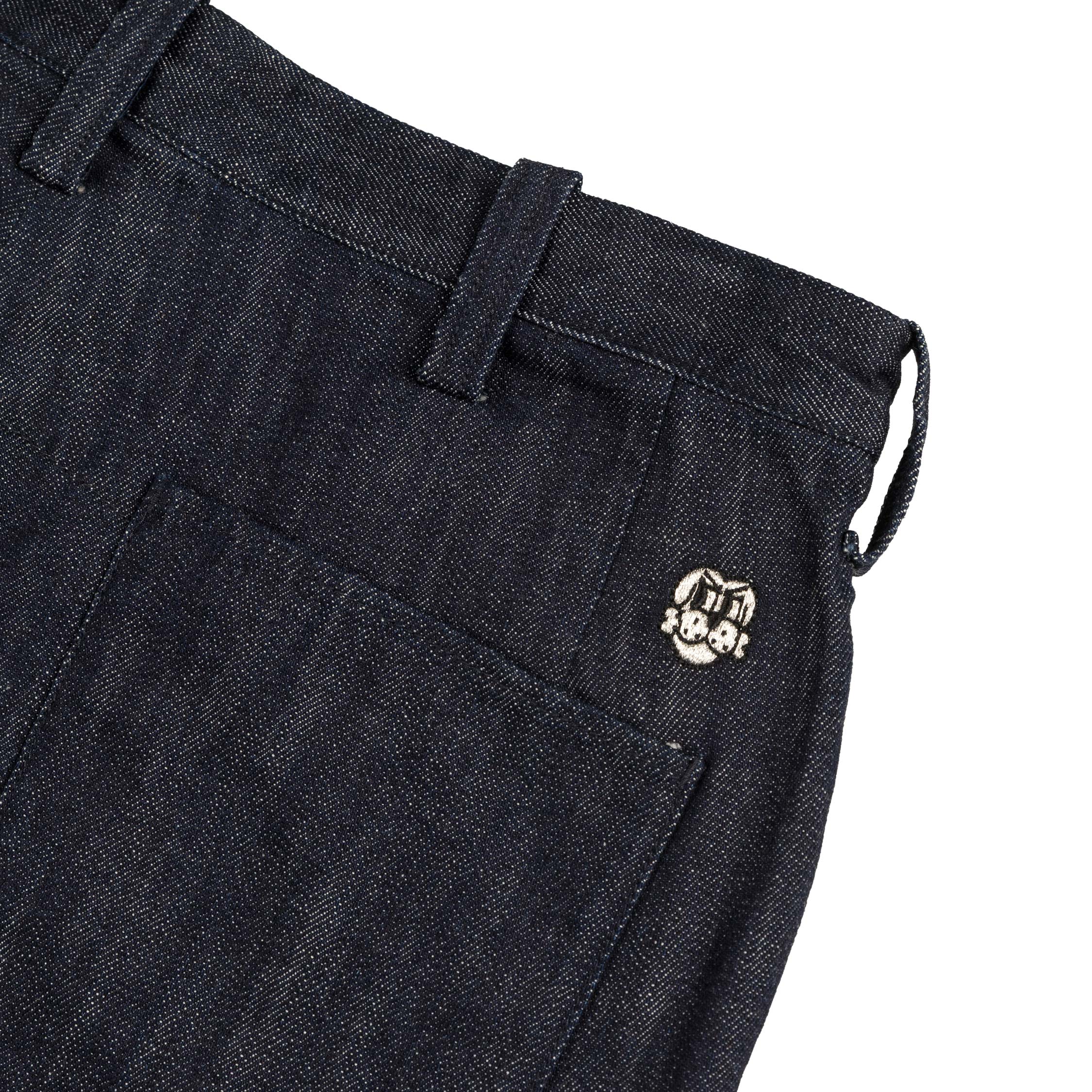 CHITO International 4 Pocket Double Knee Indigo Denim - Image 4