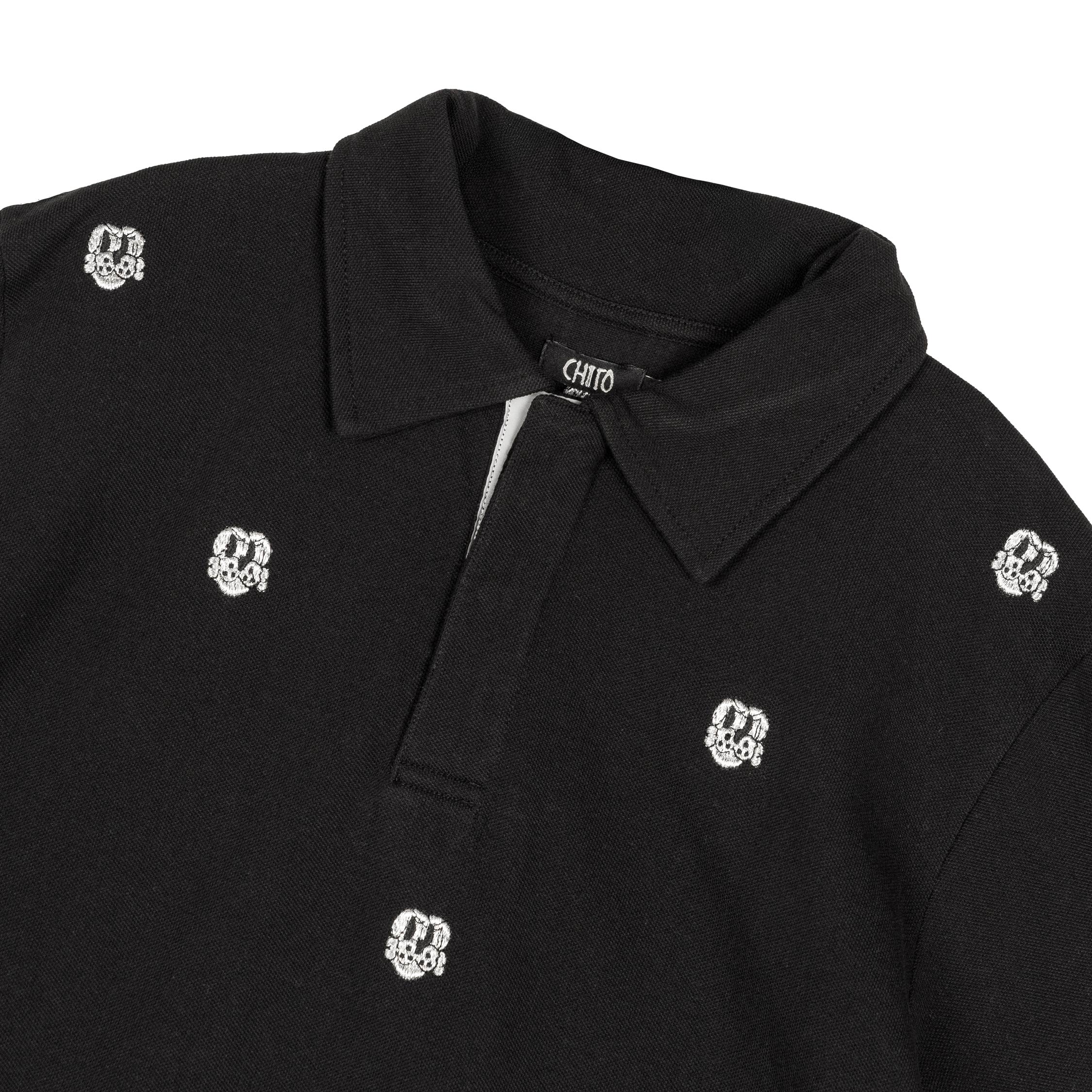 CHITO International Allover Finesse Embroidered Polo - Image 2