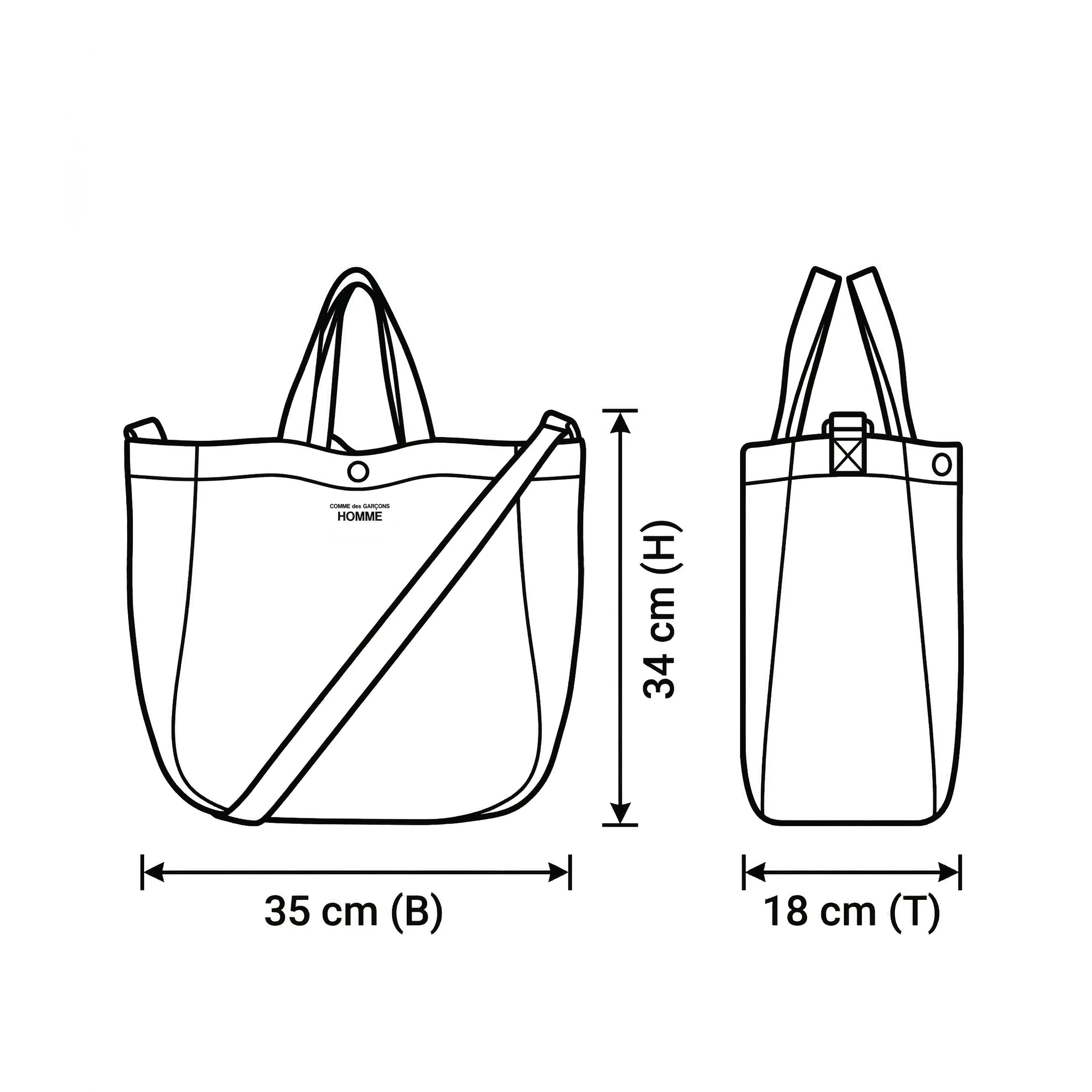 Comme des Garcons Homme	CDG Tote Bag - Image 5