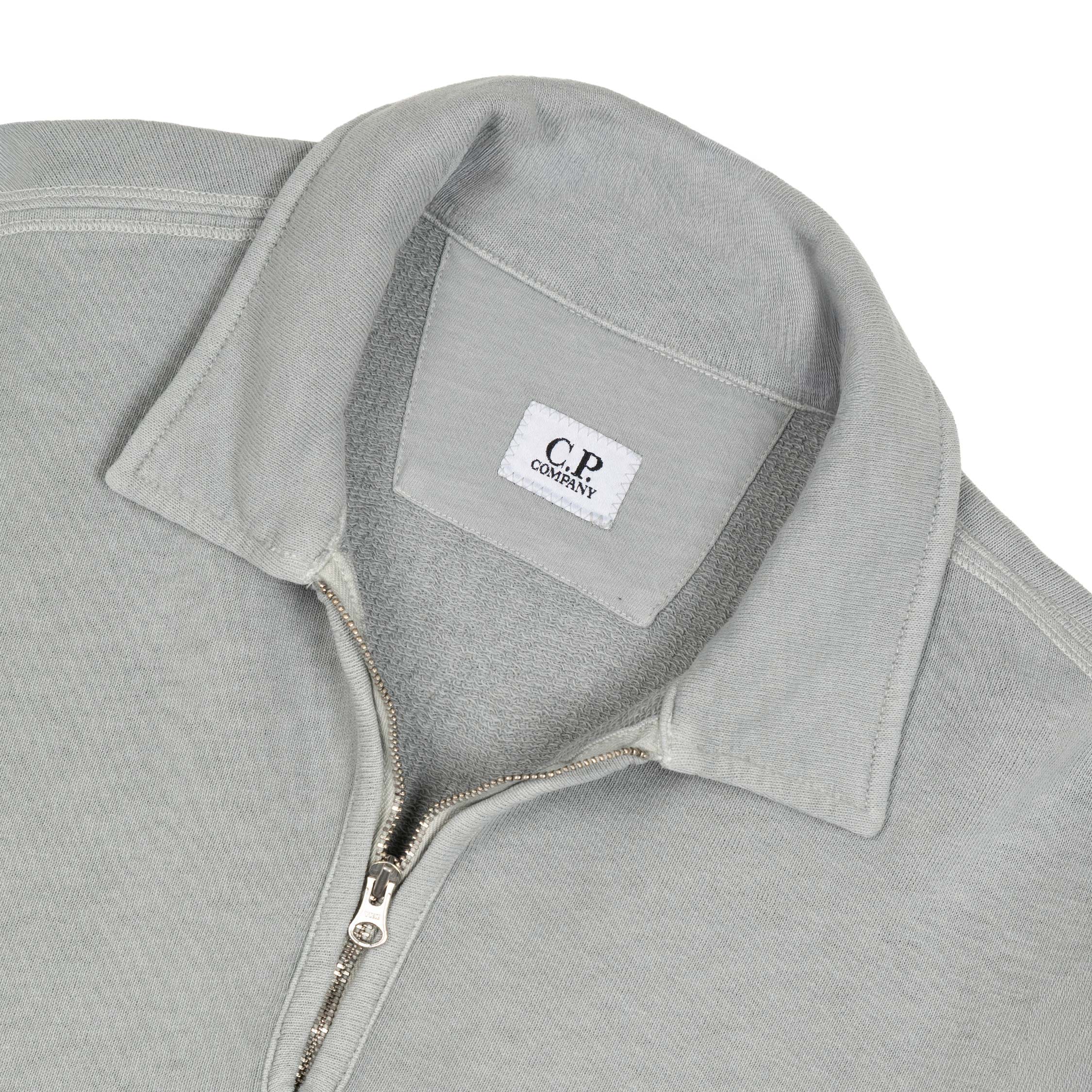 C.P. Company	Malfilè Fleece Lens Half Zip Sweatshirt - Image 2