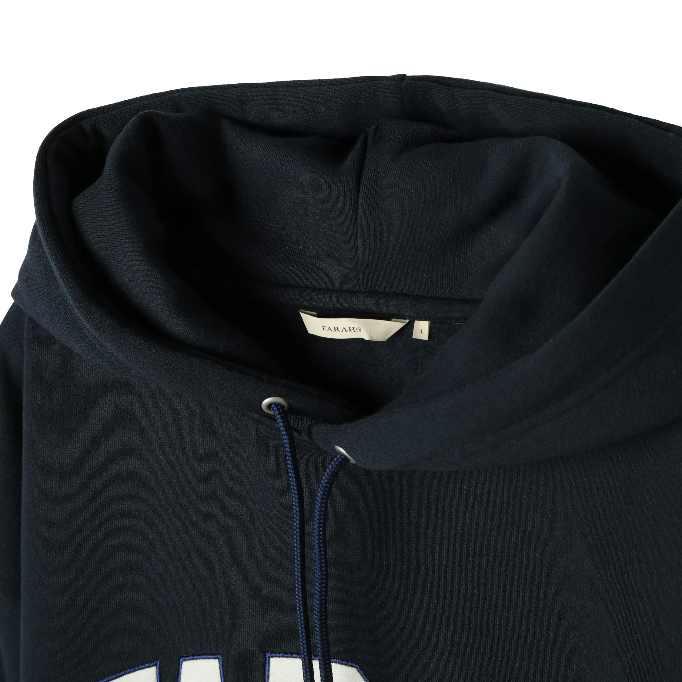 Farah Japan Embroidered Patch Logo Hoodie College Logo - Image 2