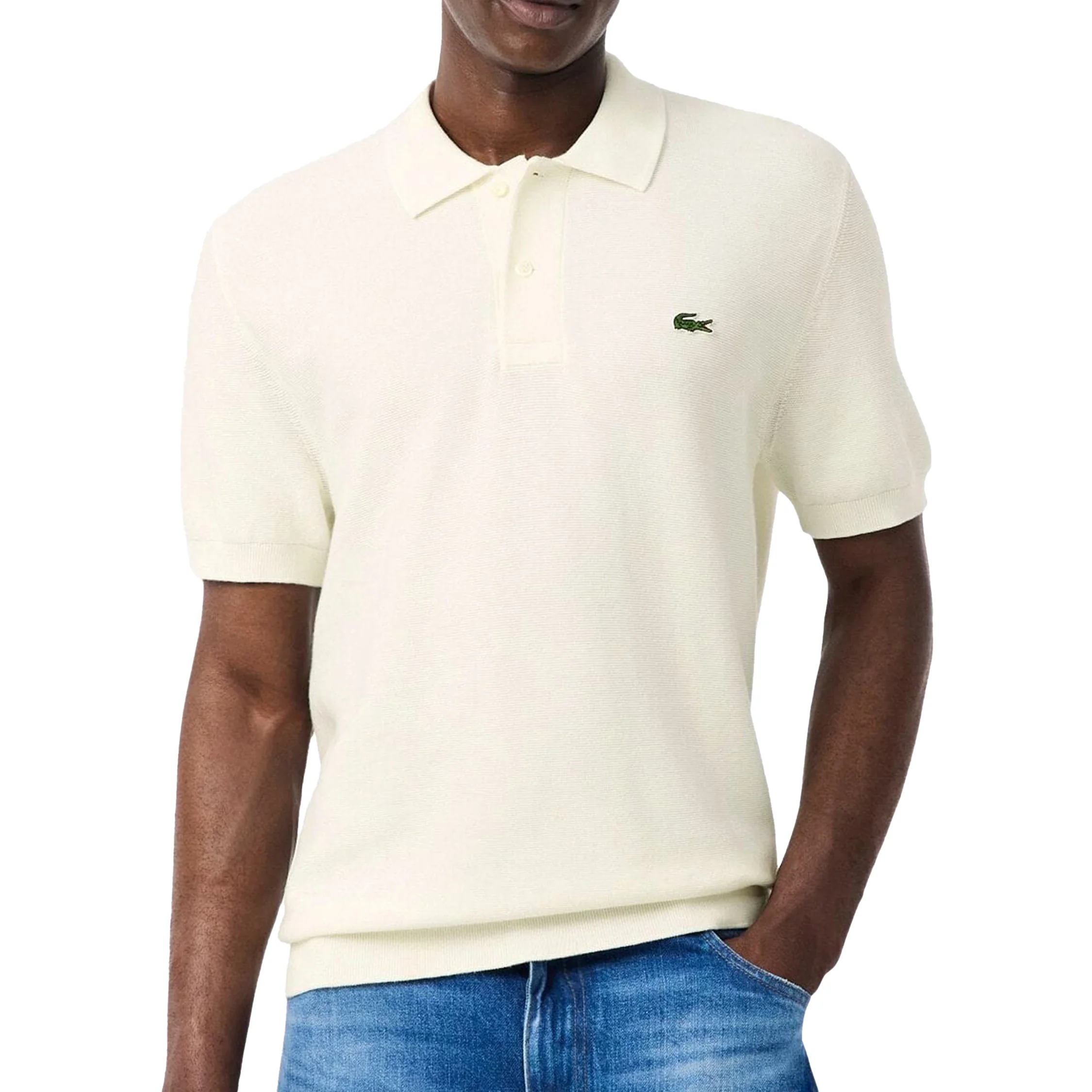 Lacoste Classic Fit Knitted Polo Shirt - Image 3
