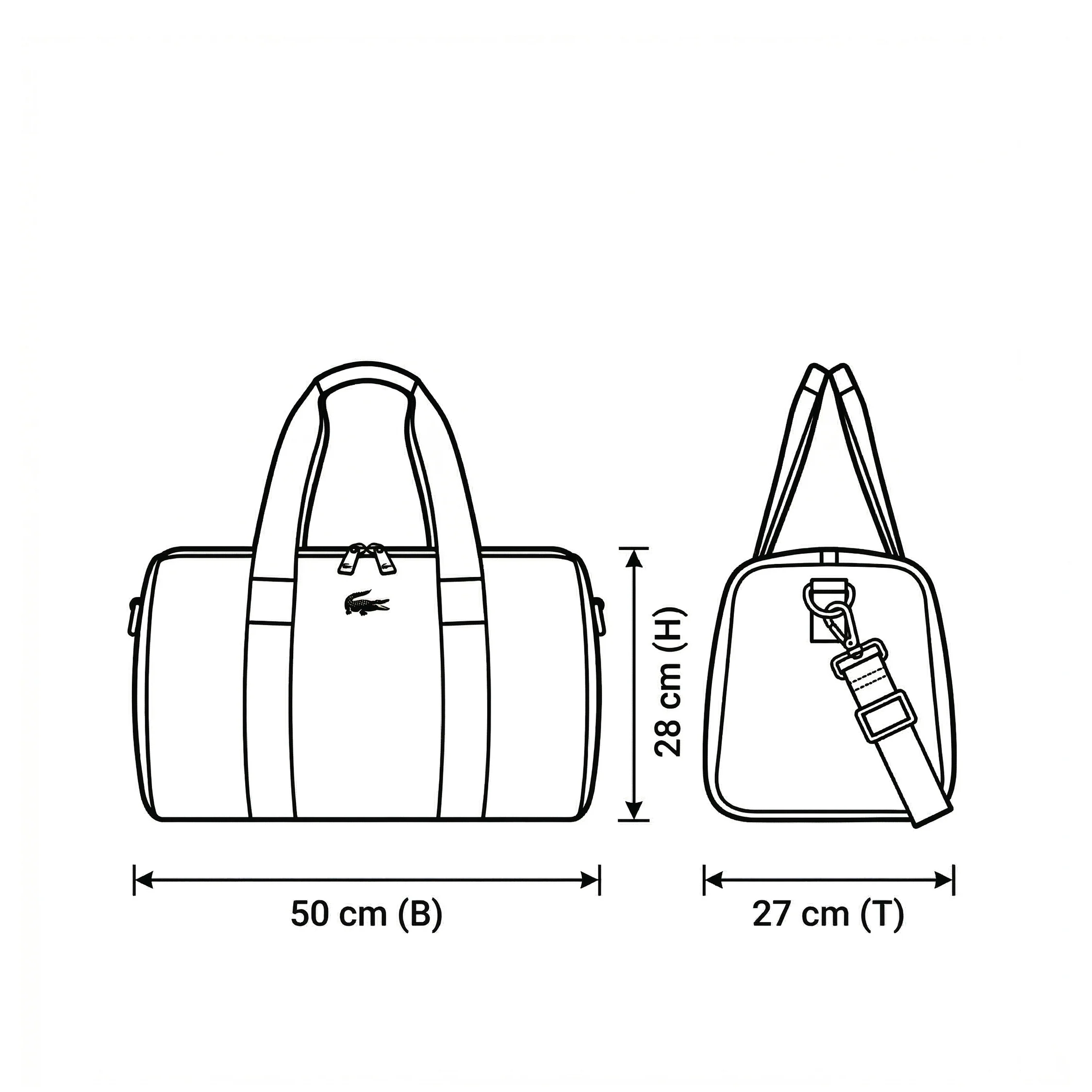 Lacoste Everyday Weekend Bag - Image 6