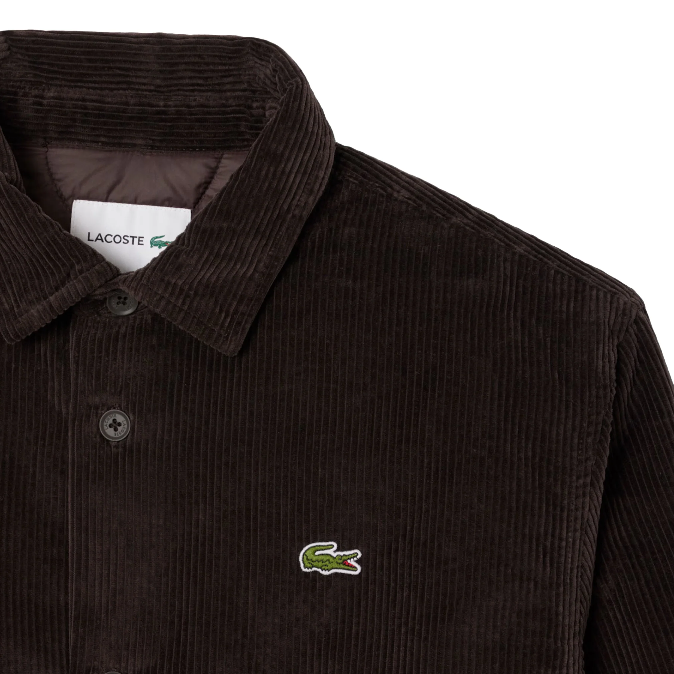 Lacoste Oversized Corduroy Overshirt - Image 3