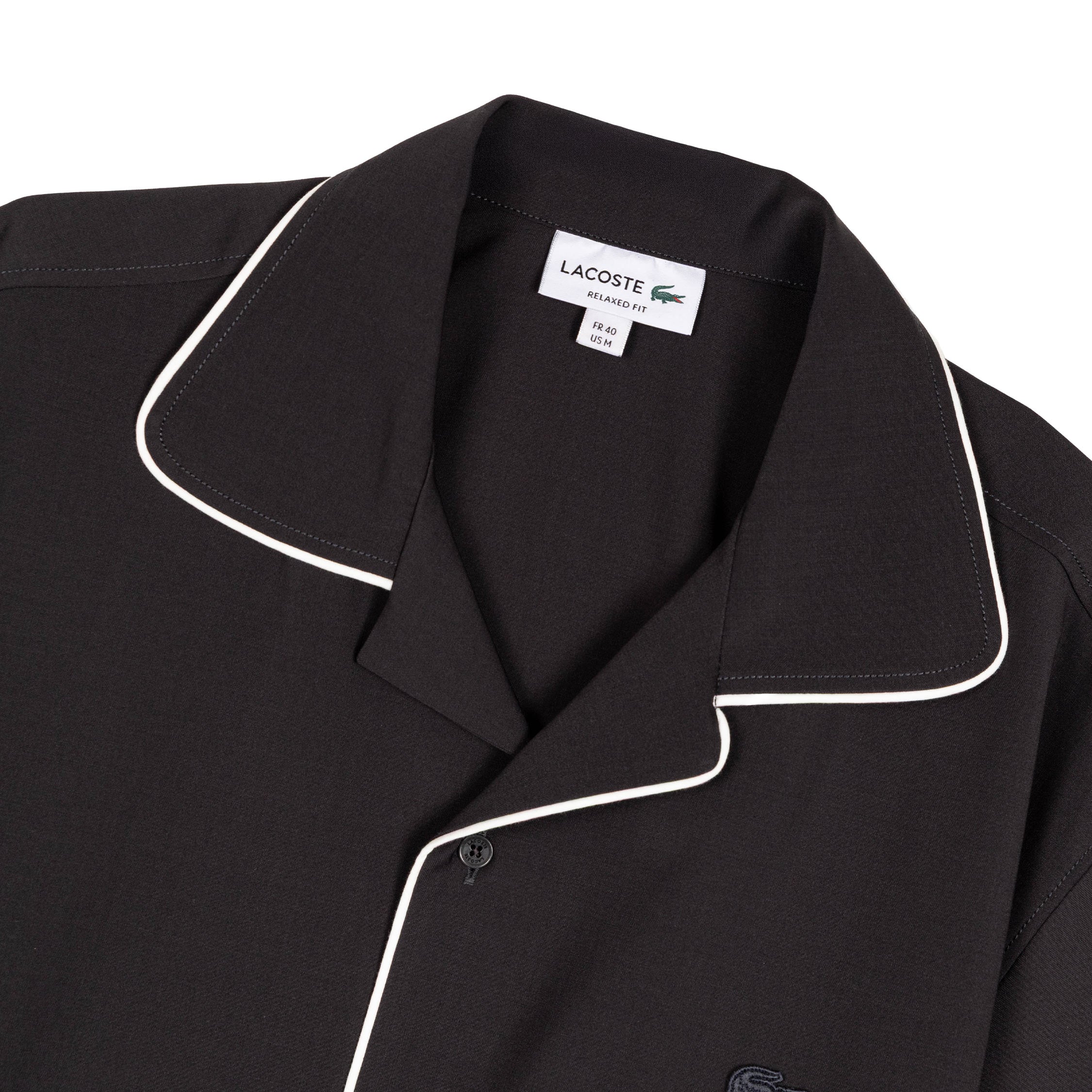 Lacoste Short Sleeved Wool Shirt - Image 2