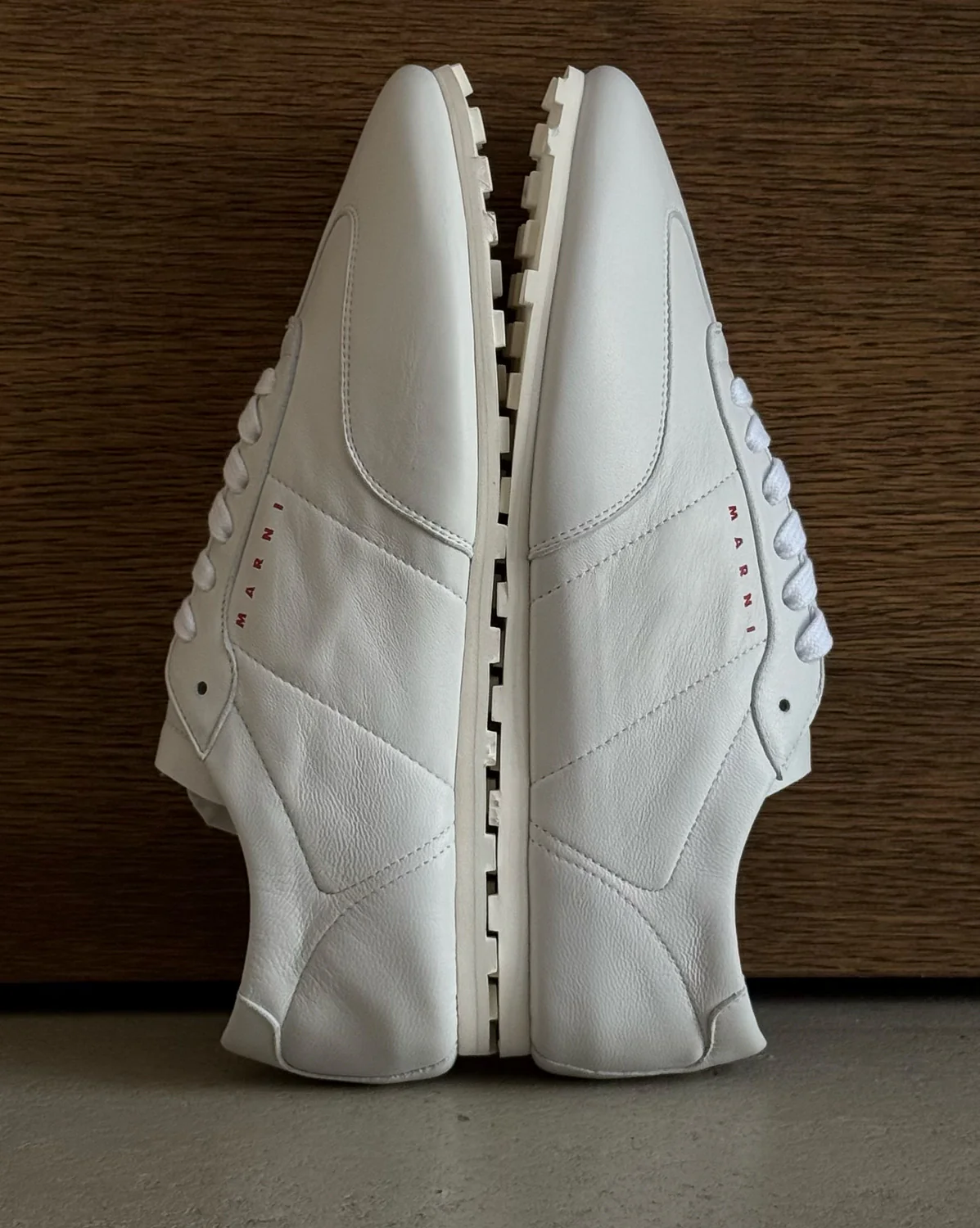 Marni Nappa Leather Softy Soccer Sneaker - Image 3