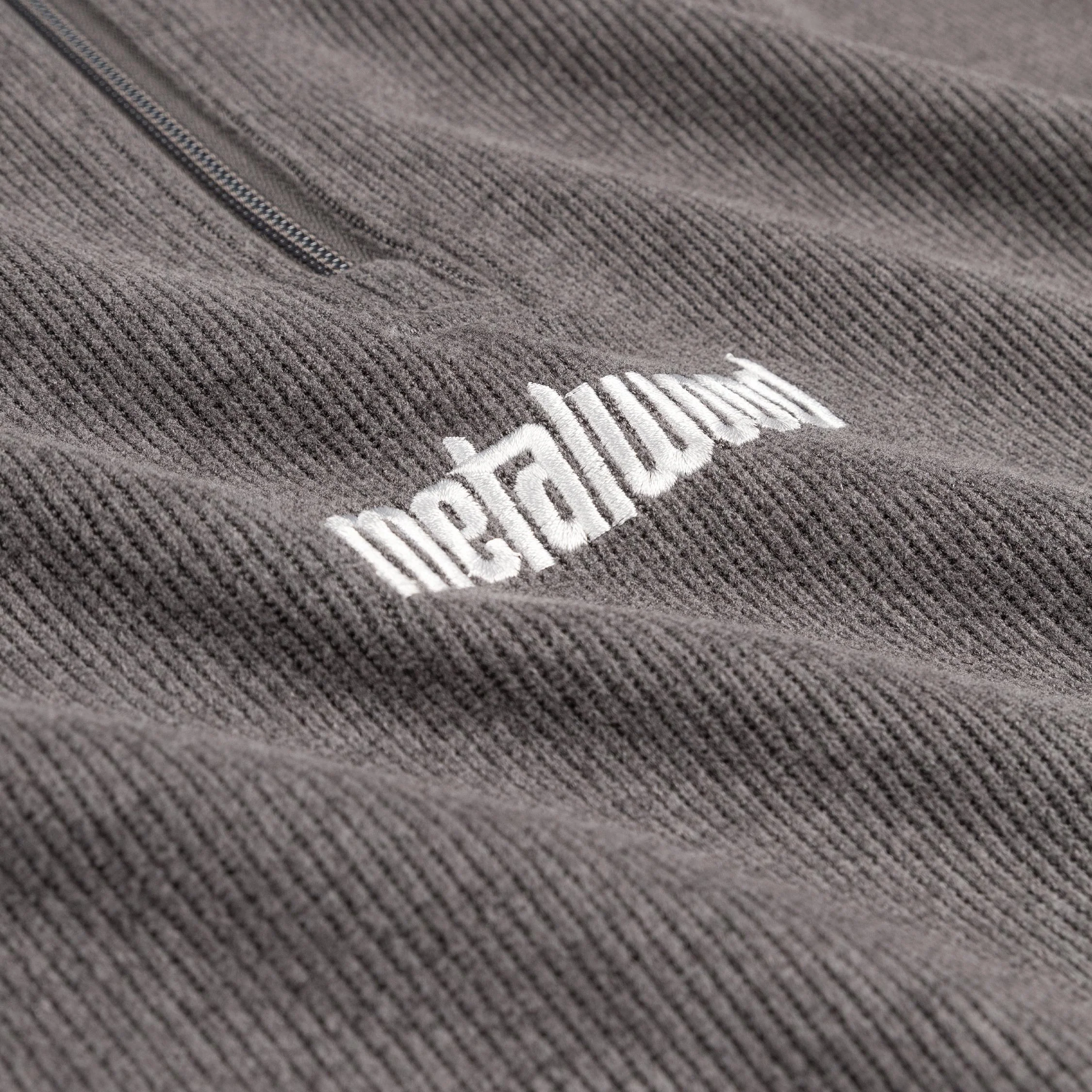 Metalwood Contrast Stitch 1/4 Zip Pullover - Image 5