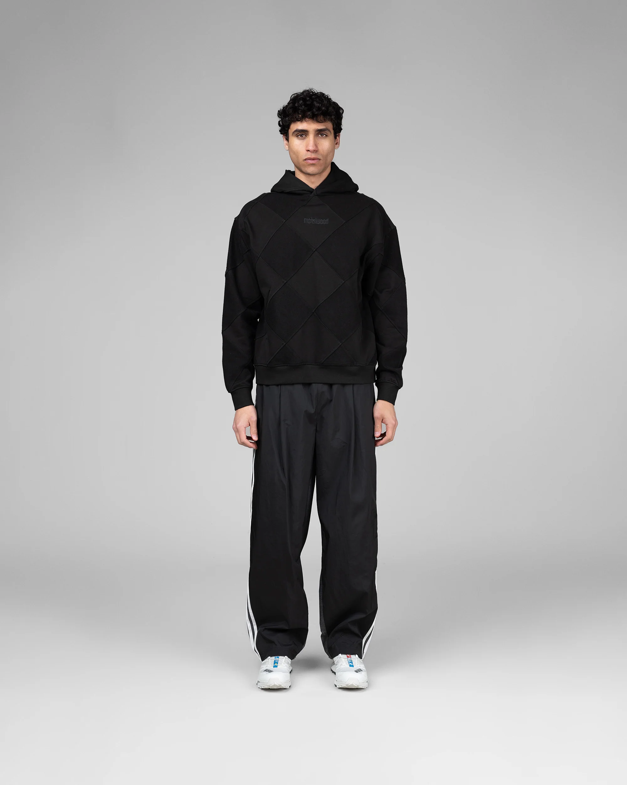 Metalwood Diamond Terry Hooded Sweatshirt - Image 2