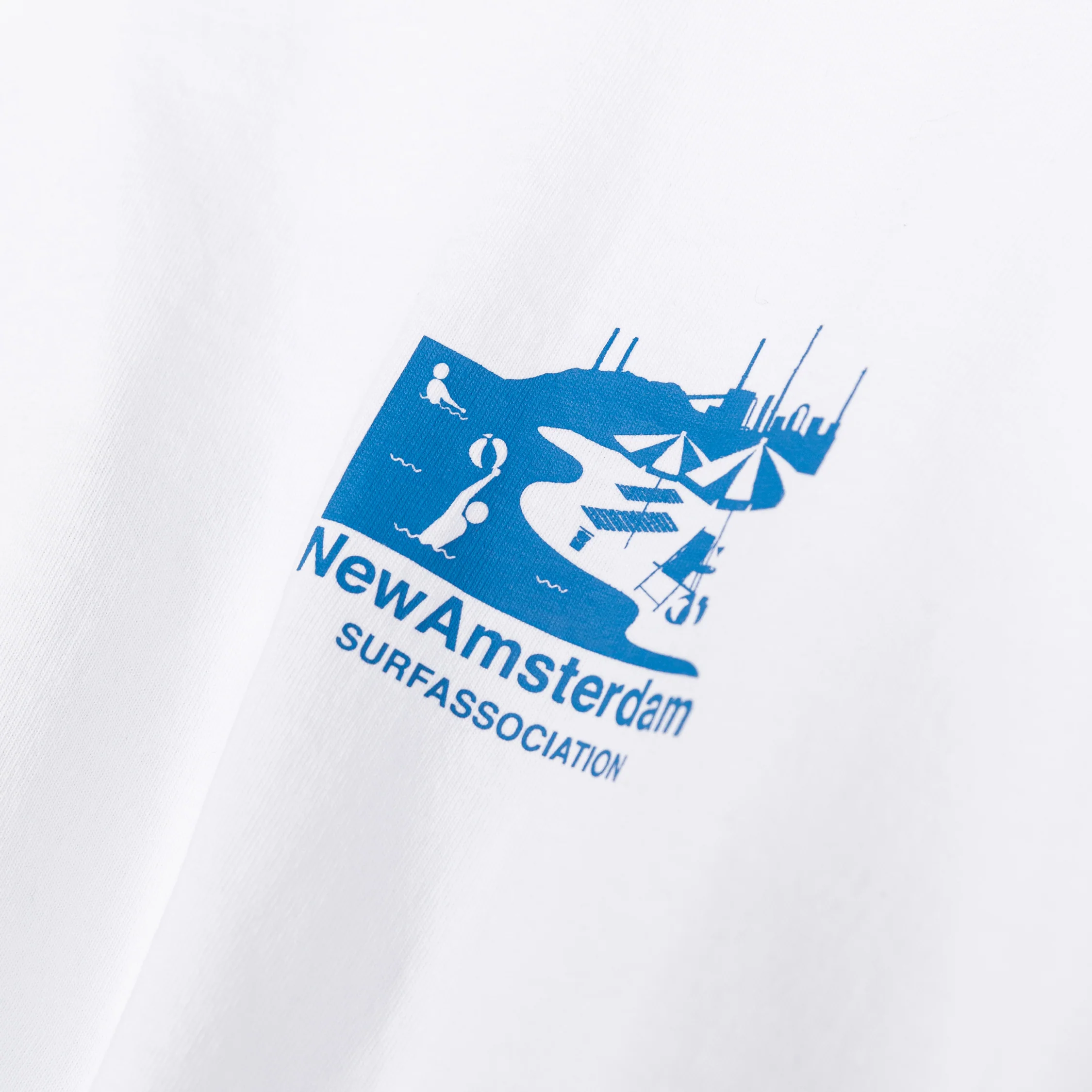 New Amsterdam Surf Association Beach Sign Tee - Image 4