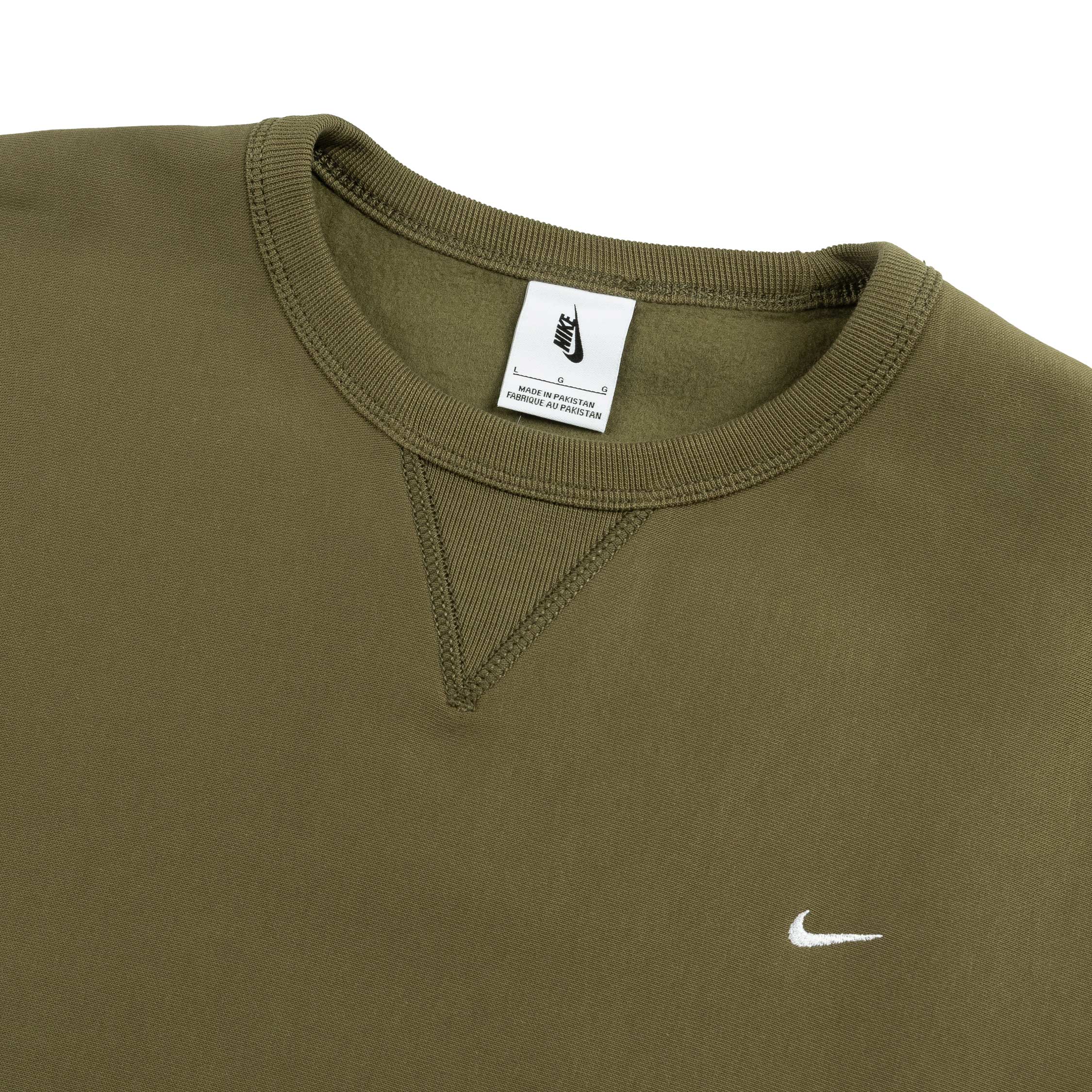 Nike	Solo Swoosh Fleece Crewneck - Image 2