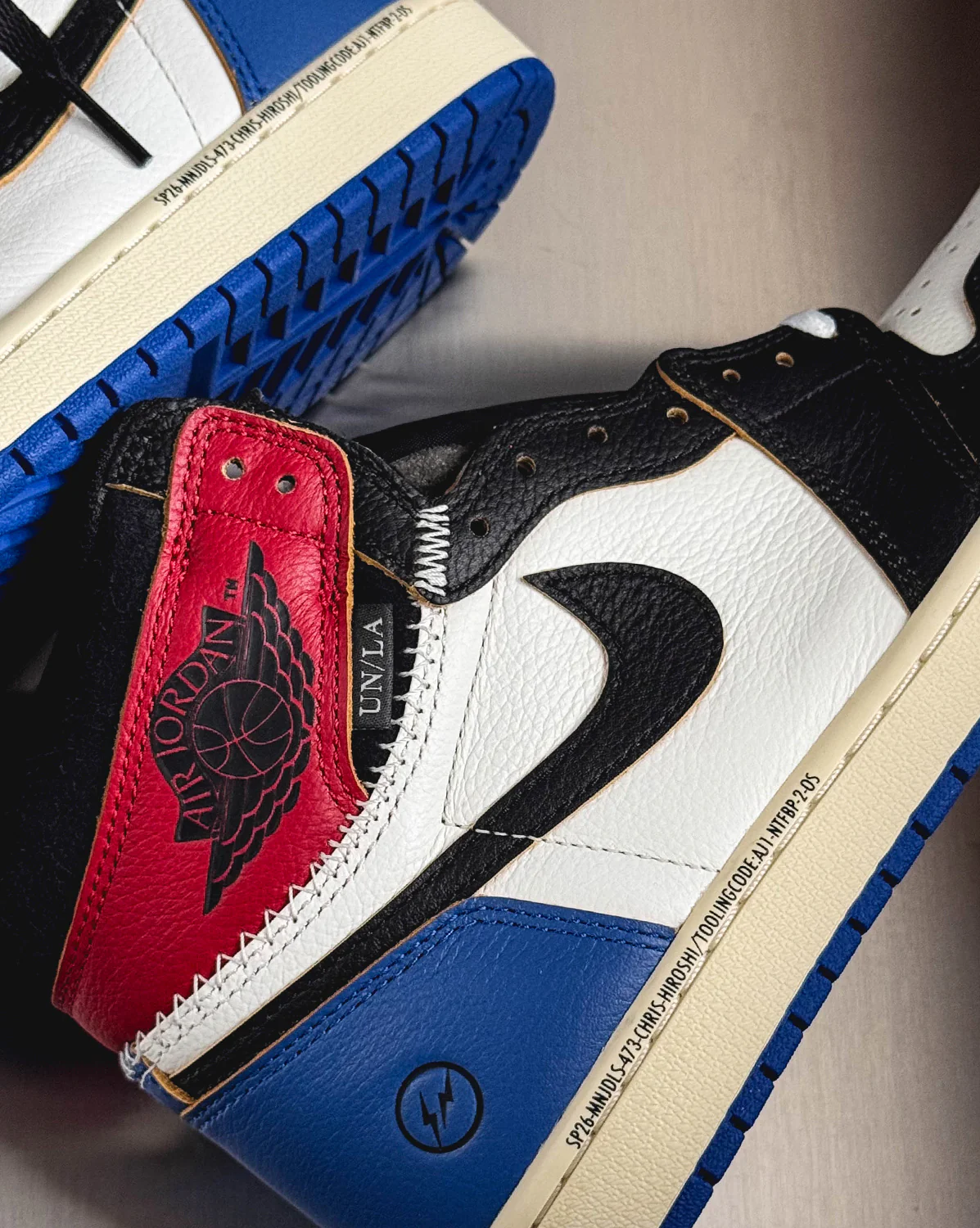 Nike x Fragment x Union LA Air Jordan 1 Retro High OG SP - Image 6