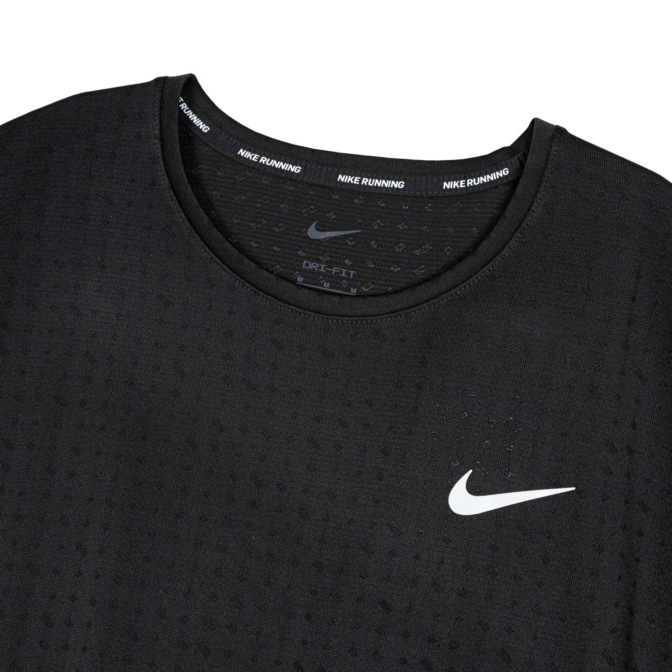 Nike	Miler Breathe Dri-Fit Short-Sleeved Running Shirt - Image 2