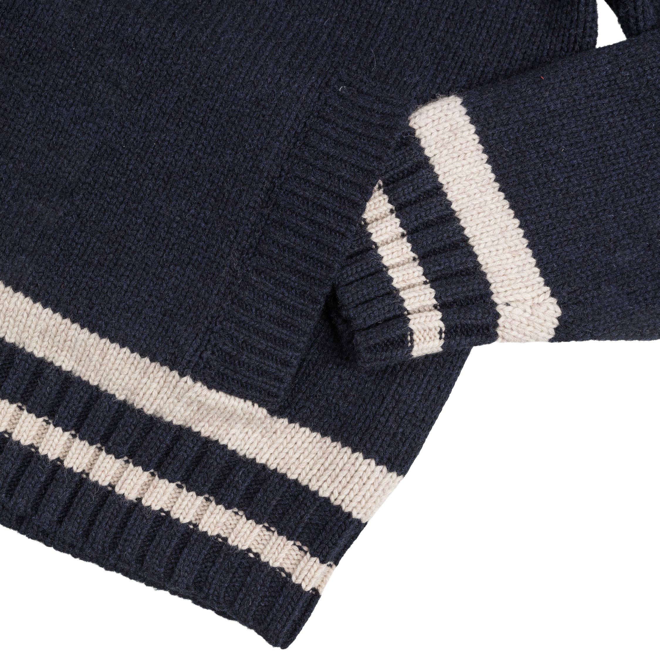 No Problemo NYP Varsity Zip Thru Knit - Image 4