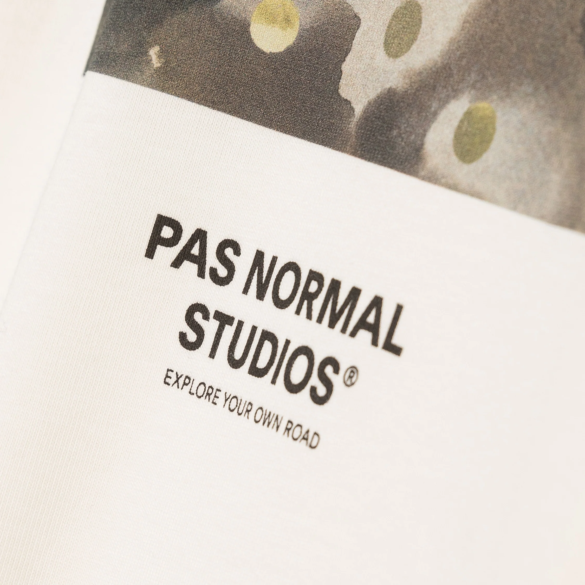 Pas Normal Studios	Off-Race Cotton Tech Graphic T-Shirt - Image 3