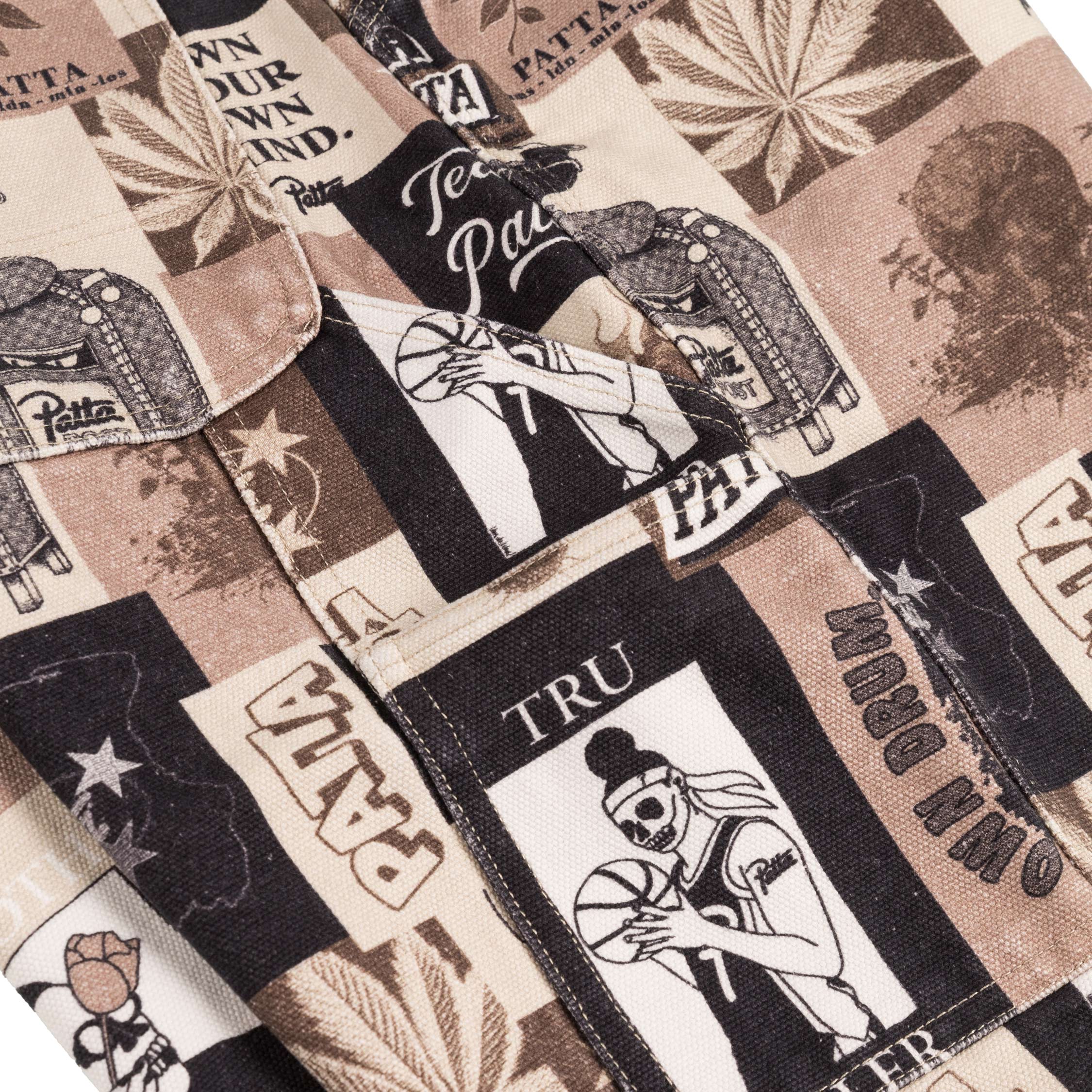 Patta Collage Canvas Pants - Image 4