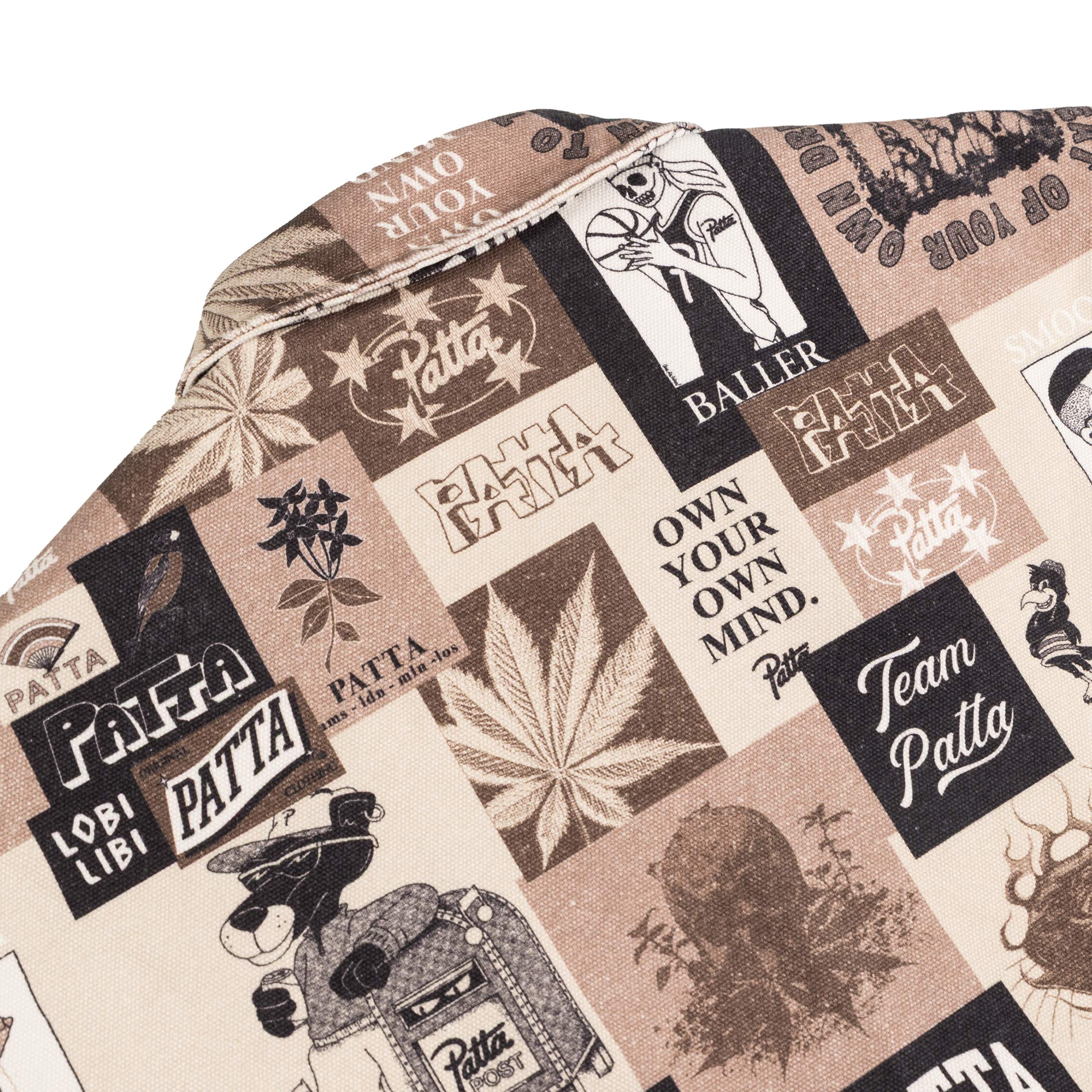 Patta Collage Insulated Canvas Jacket - Image 5