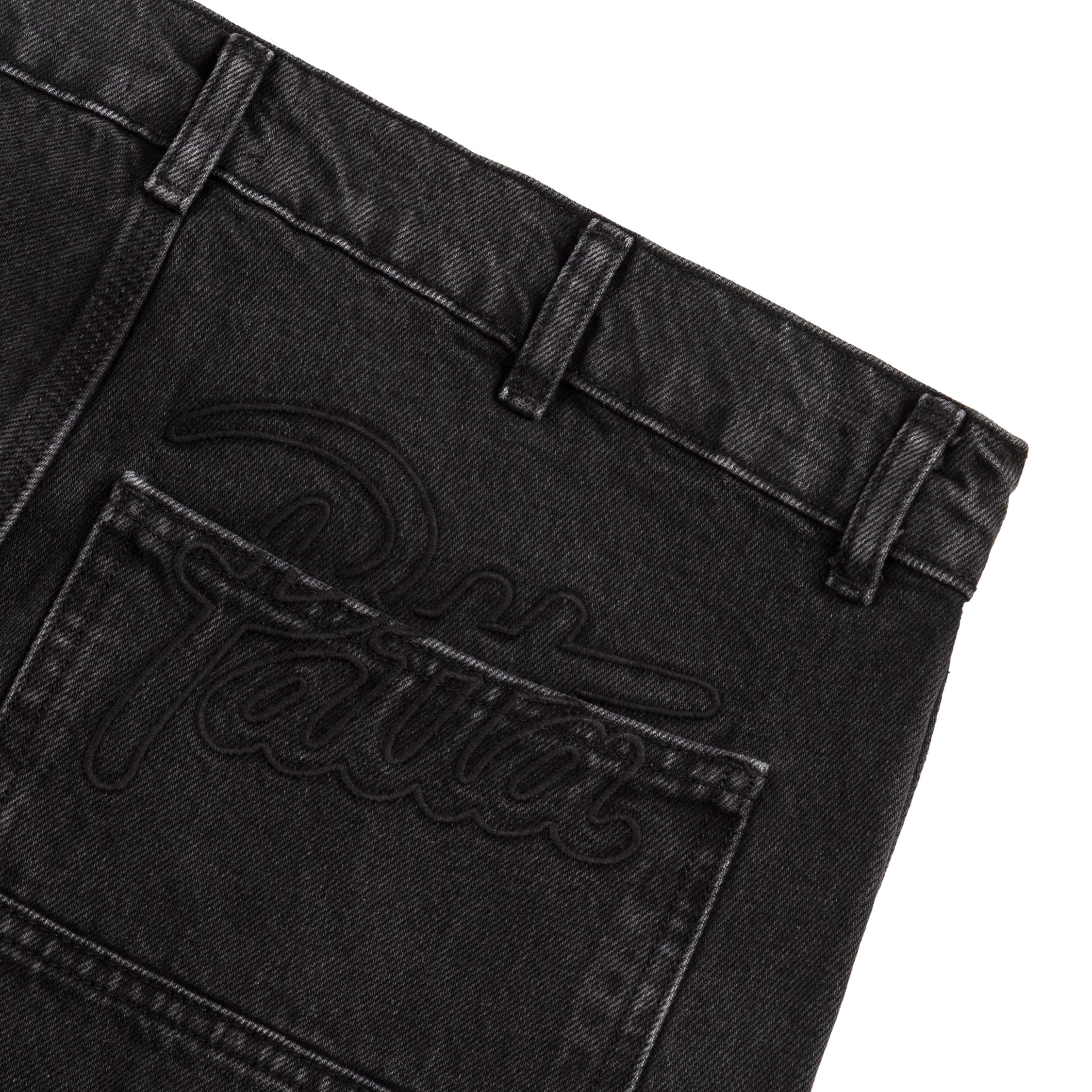 Patta Double Knee Cartoon Denim Pants - Image 4