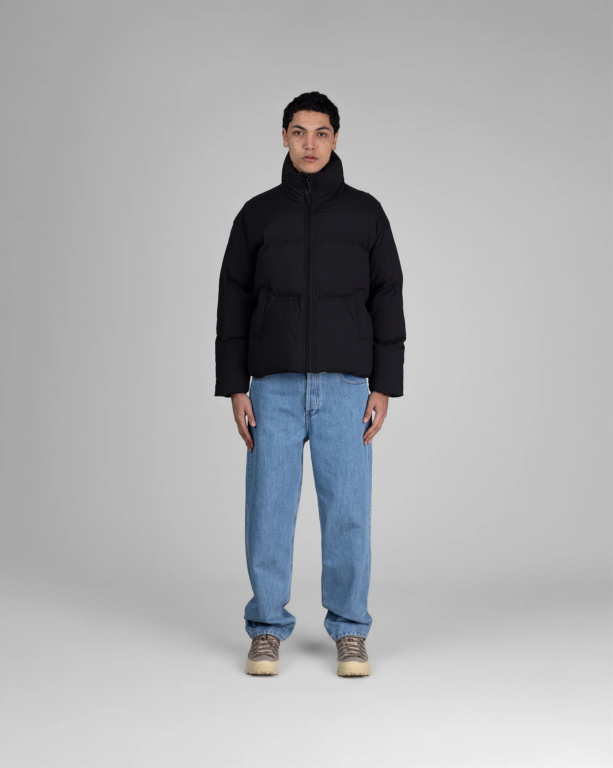 Perplex Puffer Jacket Obsidian - Image 2
