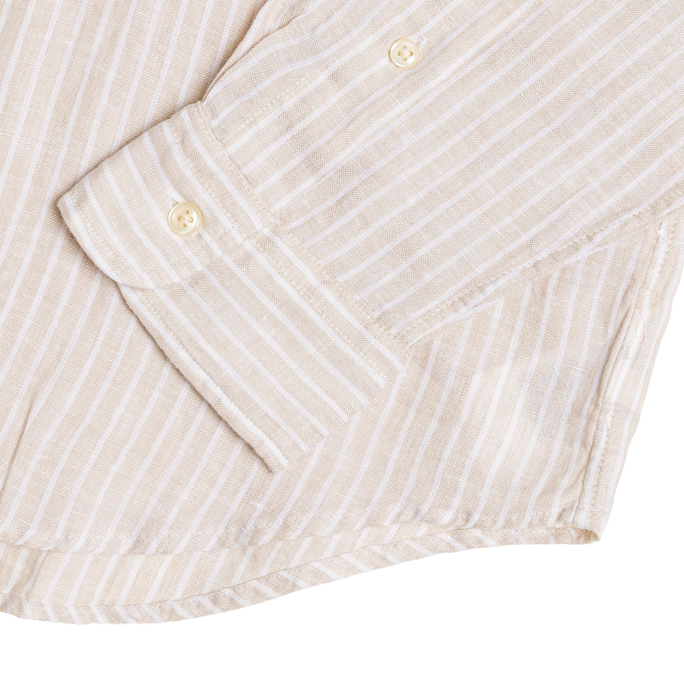 Polo Ralph Lauren Custom Fit Striped Linen Shirt - Image 4