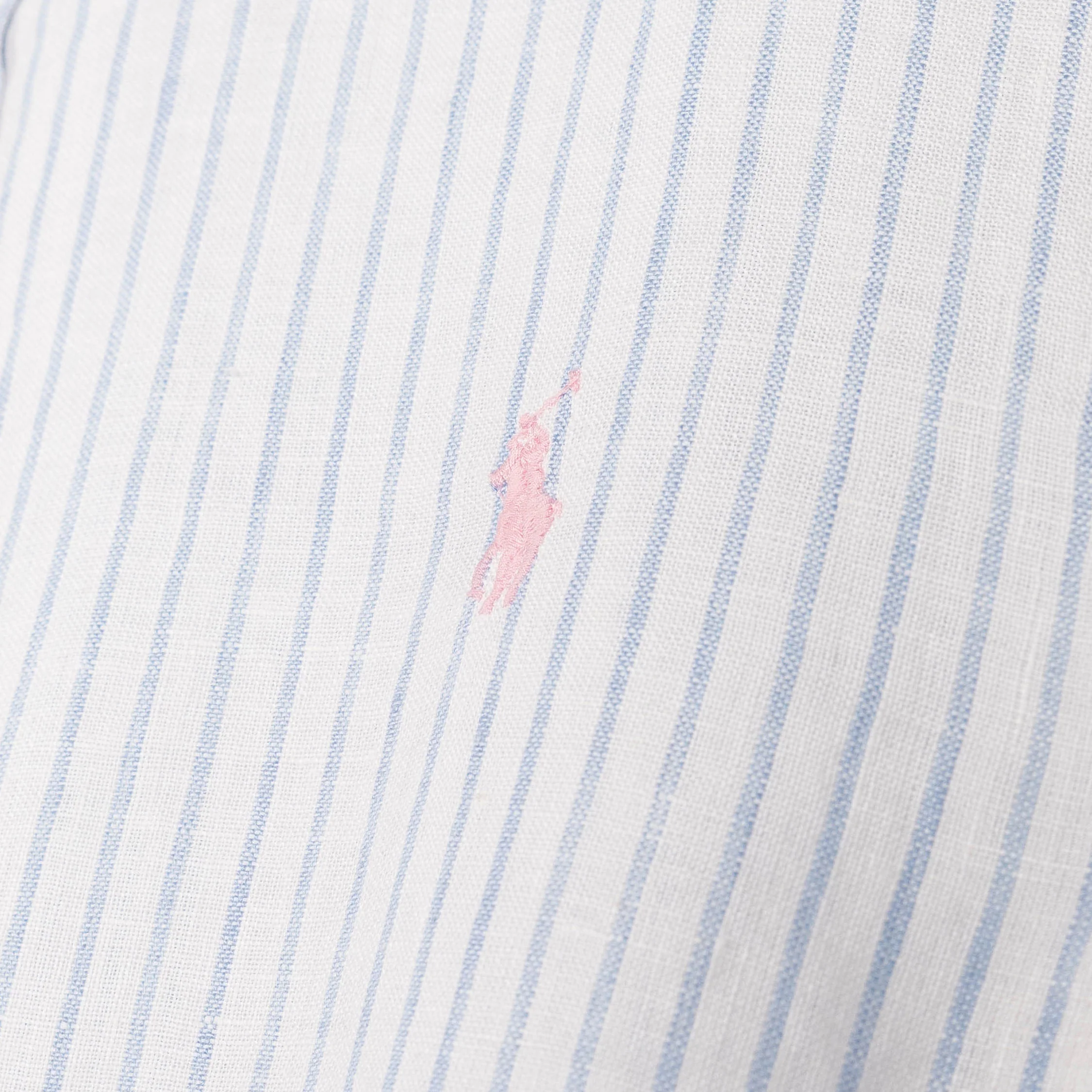Polo Ralph Lauren Custom Fit Striped Linen Shirt - Image 3