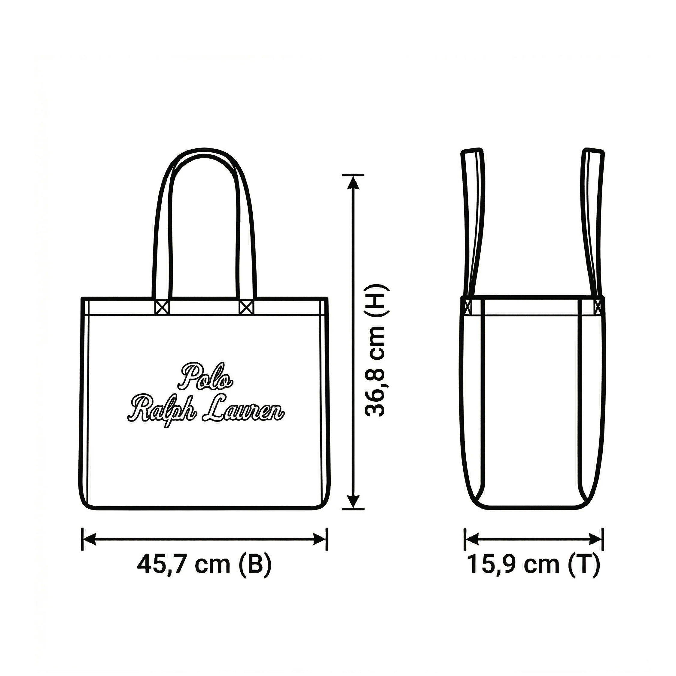 Polo Ralph Lauren Embroidered Canvas Tote Bag - Image 3