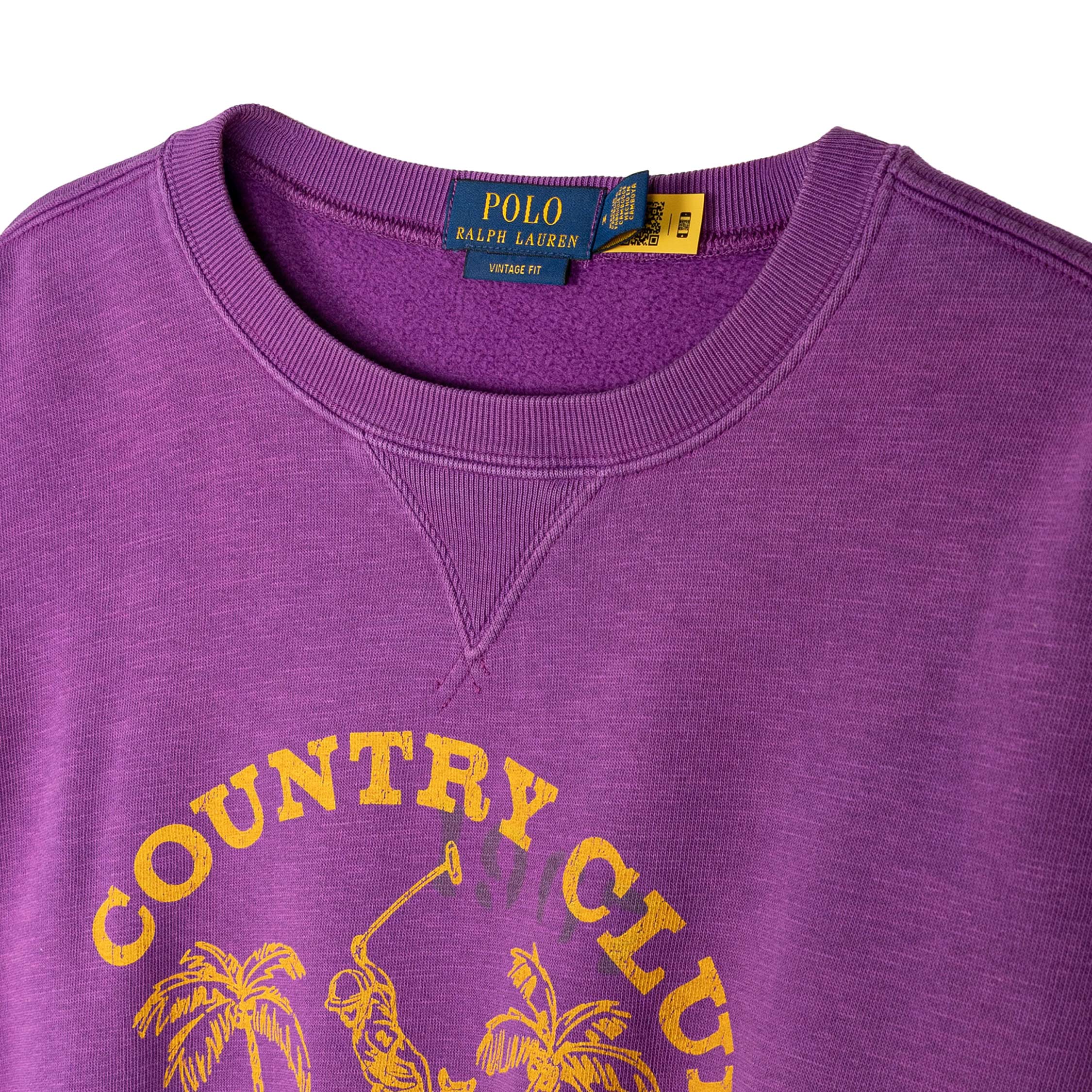 Polo Ralph Lauren Vintage Fit Fleece Graphic Sweatshirt - Image 2