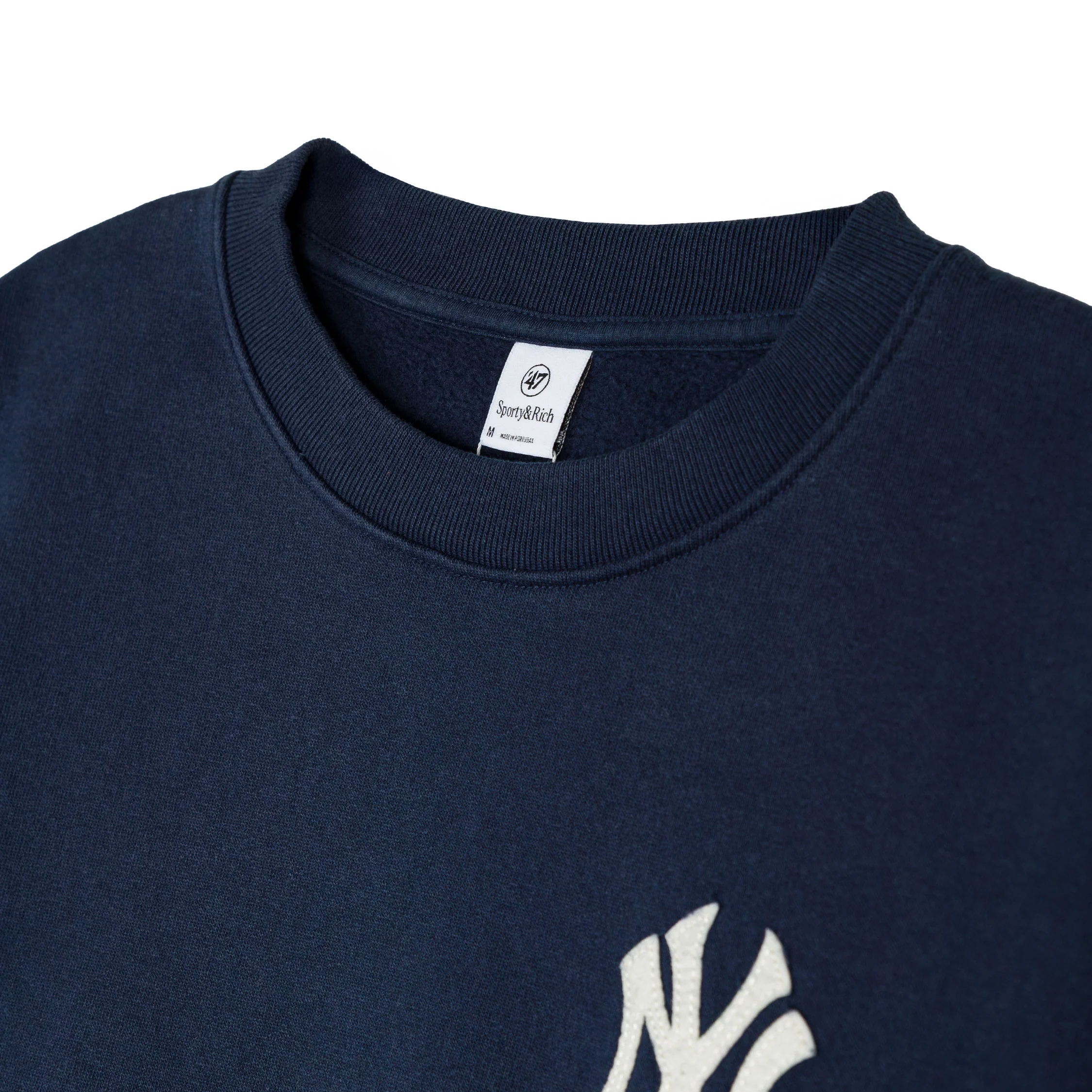 Sporty & Rich Heritage Yankees Serif Crewneck - Image 2