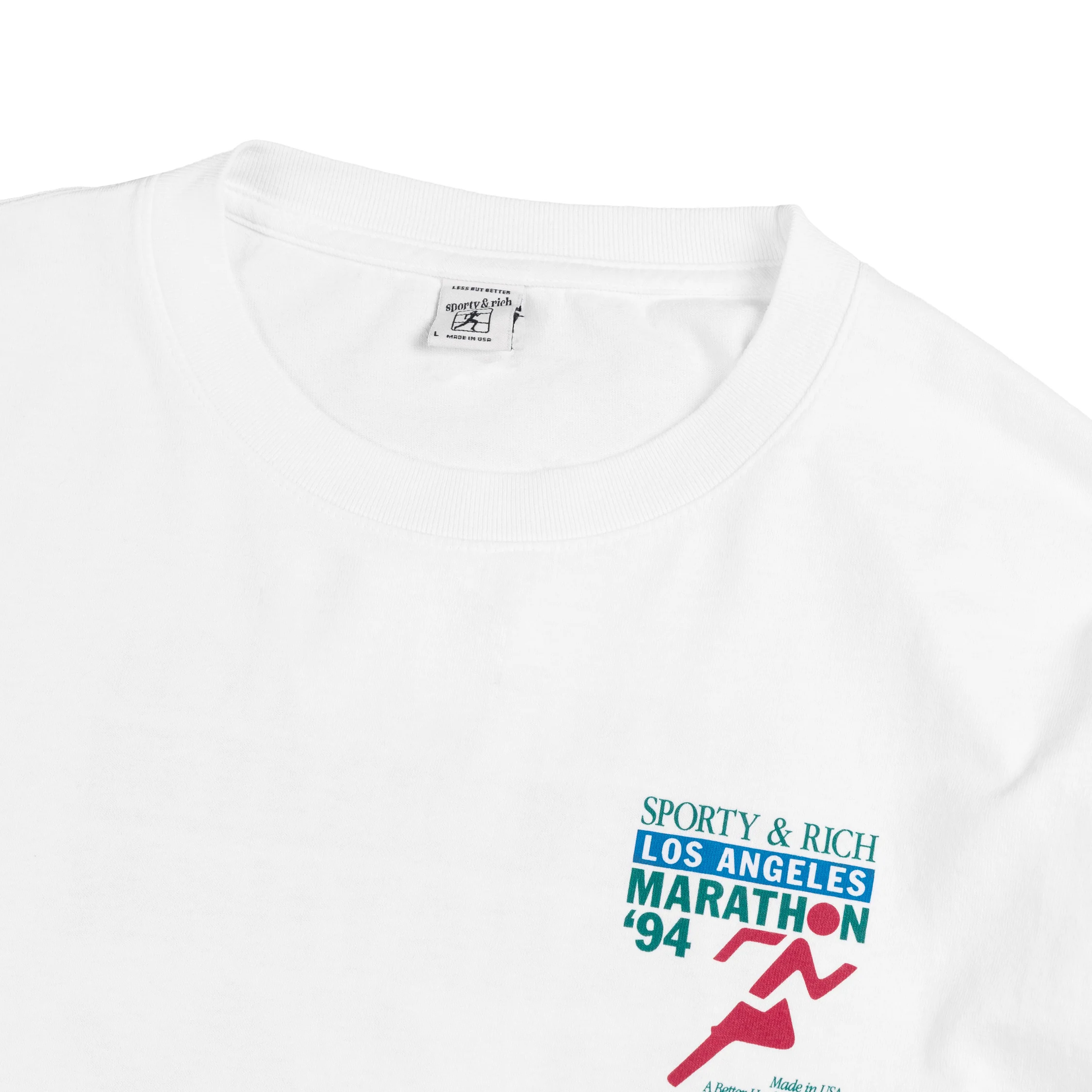 Sporty & Rich LA Marathon Longsleeve Tee - Image 3