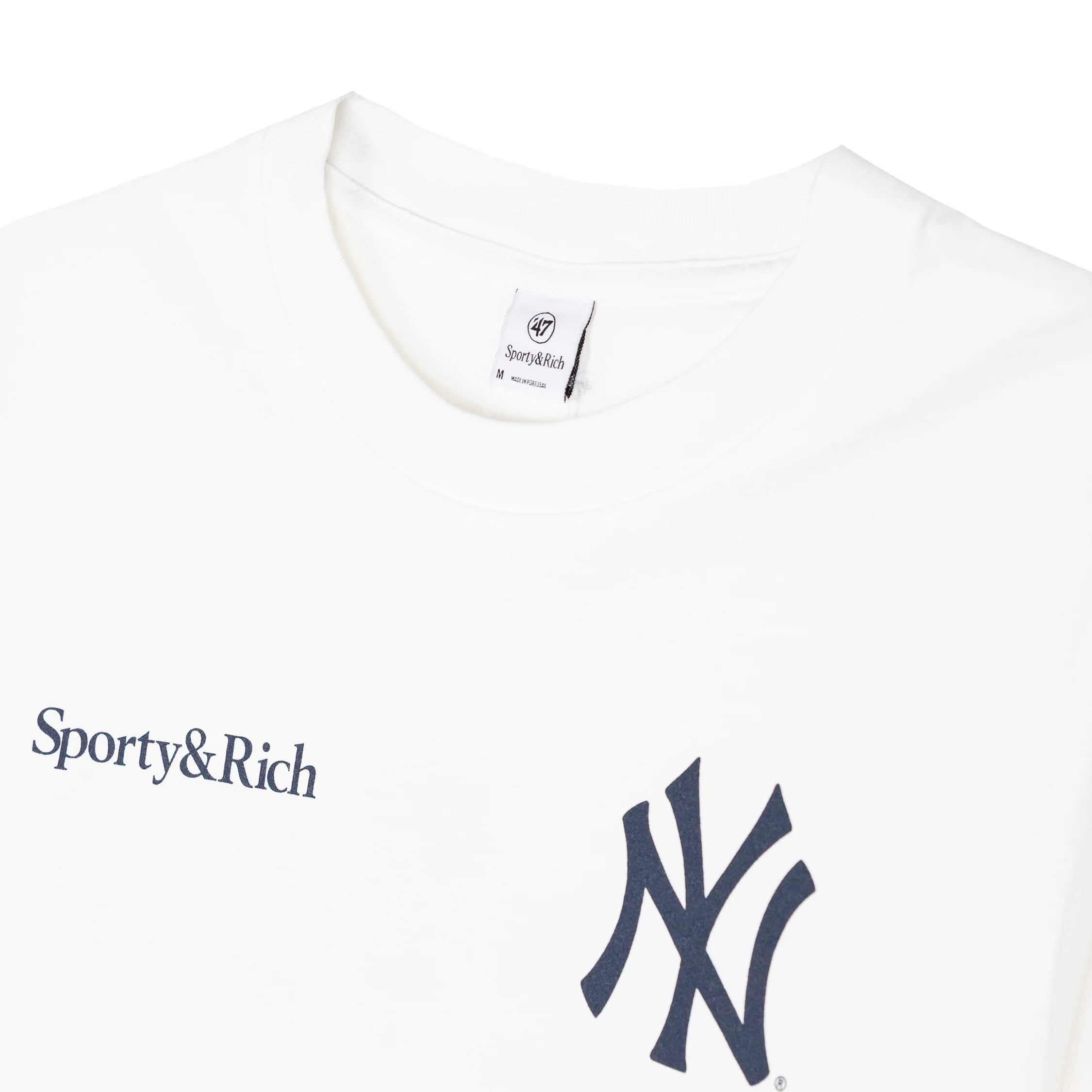 Sporty & Rich Yankees Curve T-Shirt - Image 3
