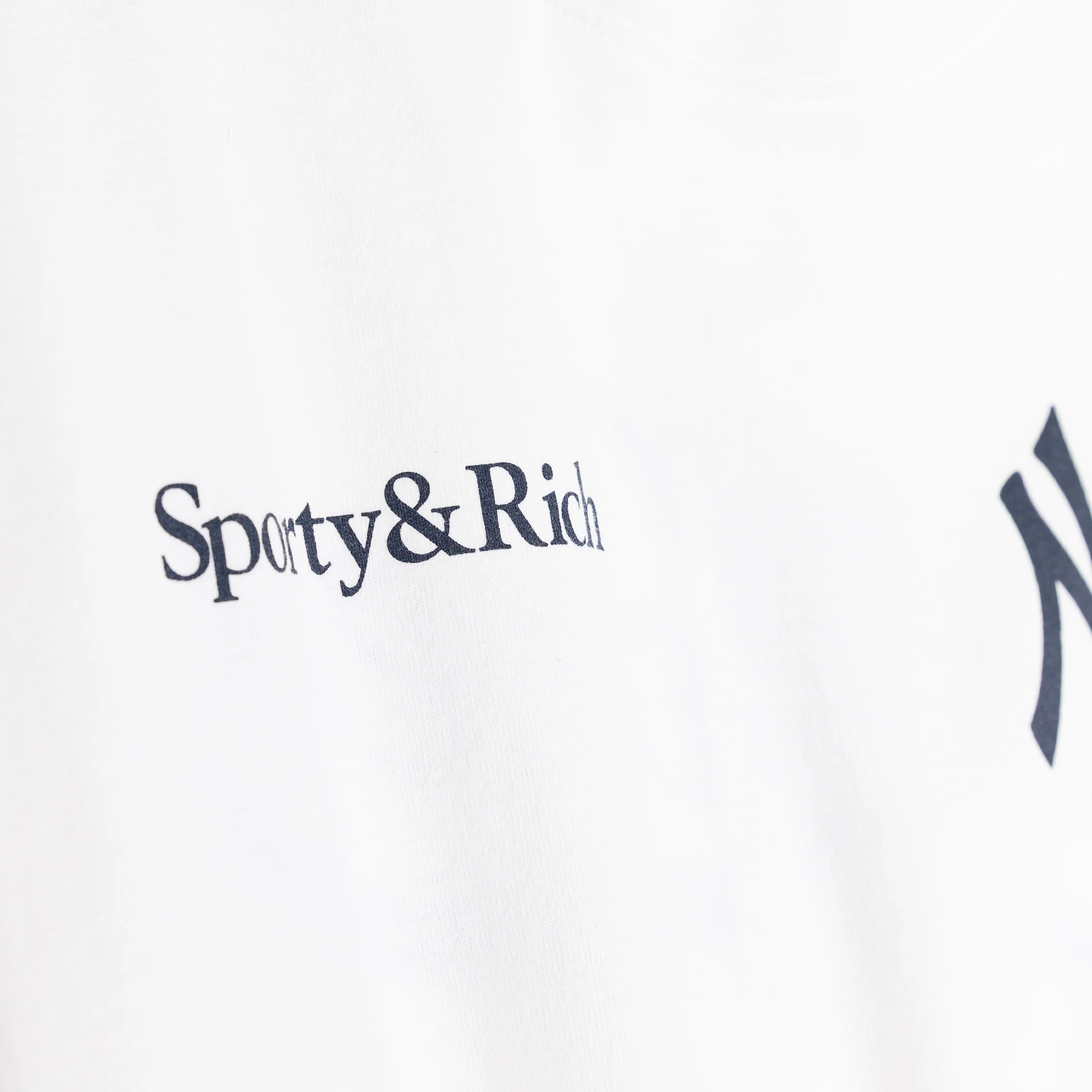 Sporty & Rich Yankees Curve T-Shirt - Image 4