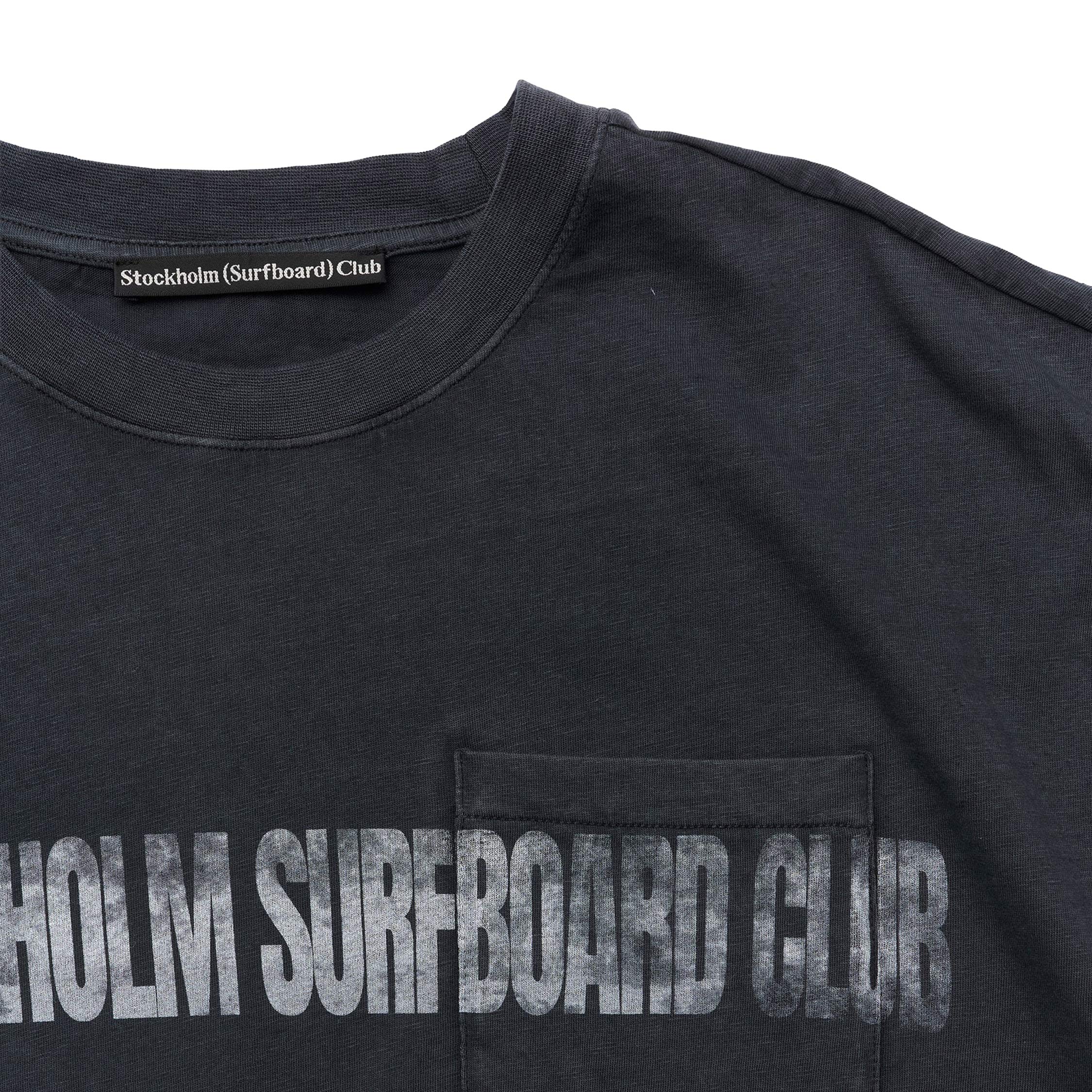 Stockholm Surfboard Club Pocket Tee Life - Image 2