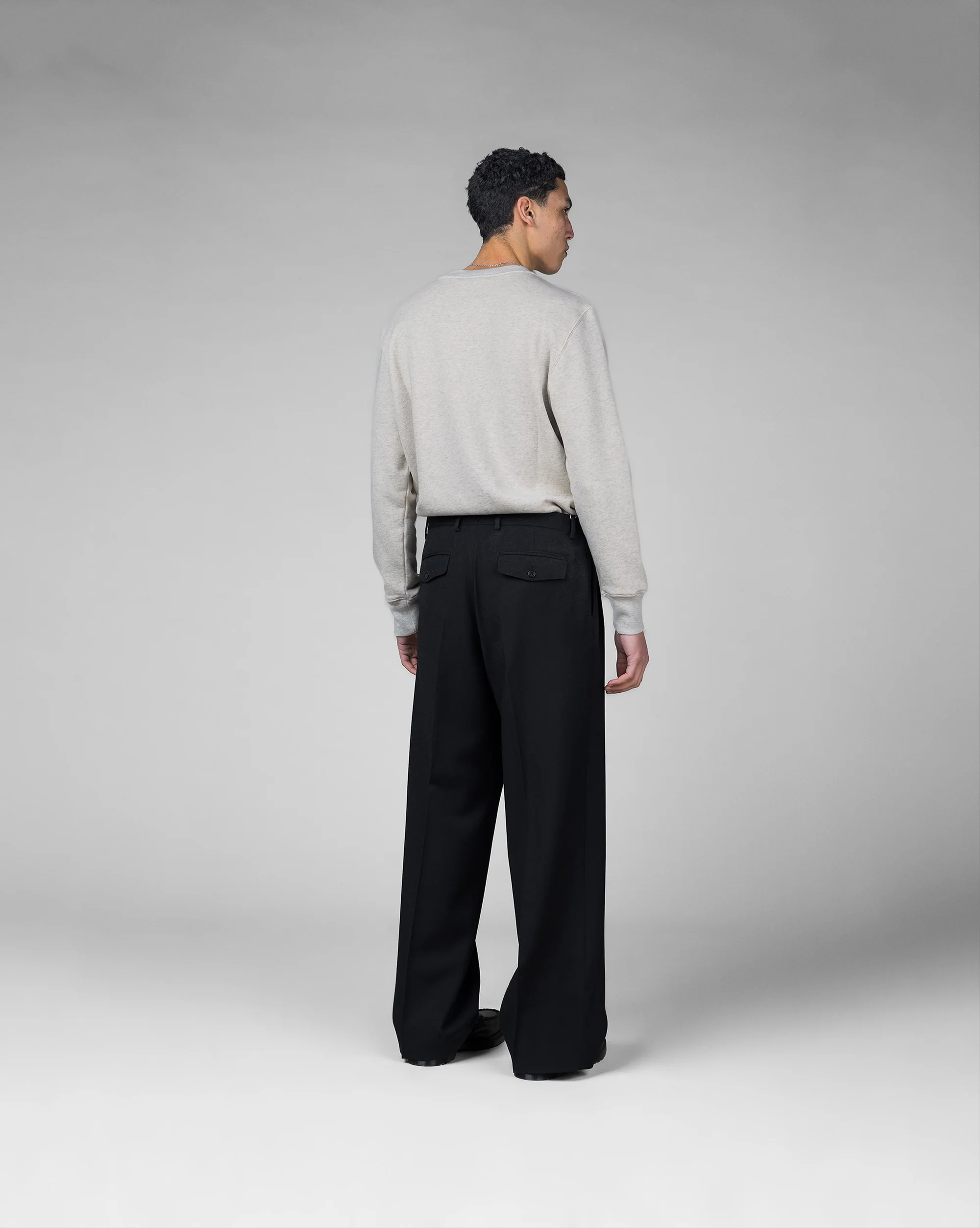 Sunflower Wide Pleated Trouser - Image 3